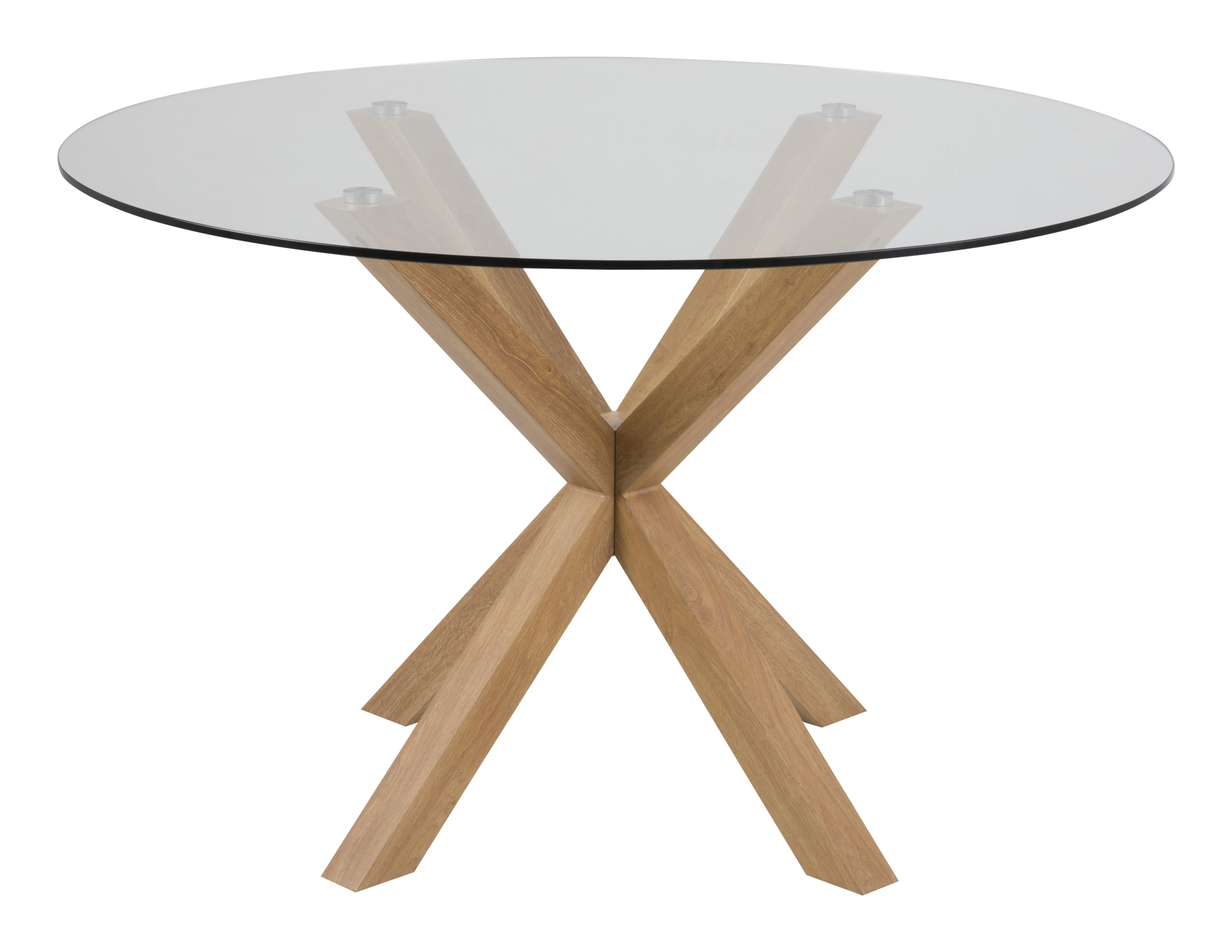 Bendt Ronde Eettafel 'Line' Glas, 119cm