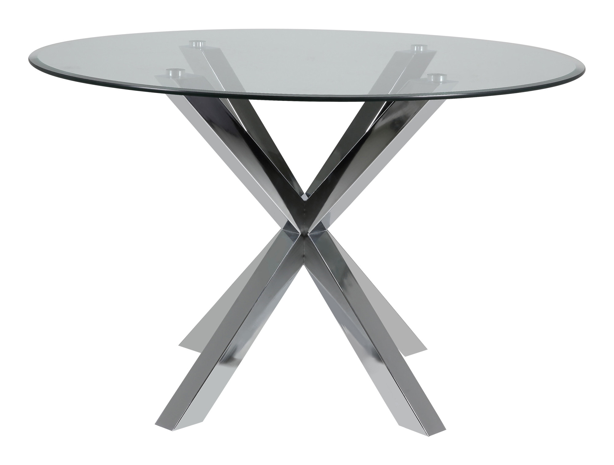 Bendt Ronde Salontafel 'Line' Chroom, 82cm