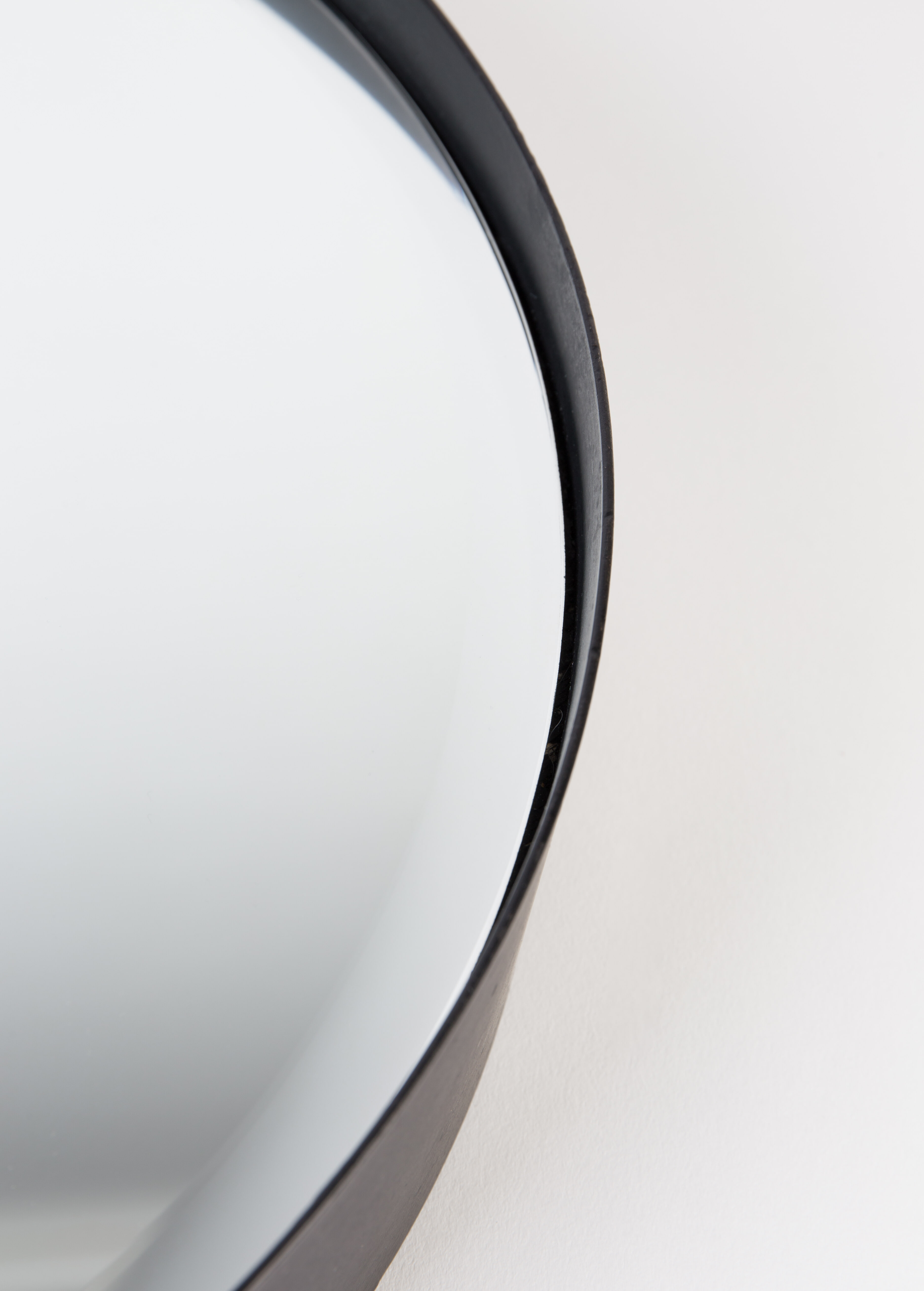 Ronde Spiegel 'Sal' 60cm, kleur zwart