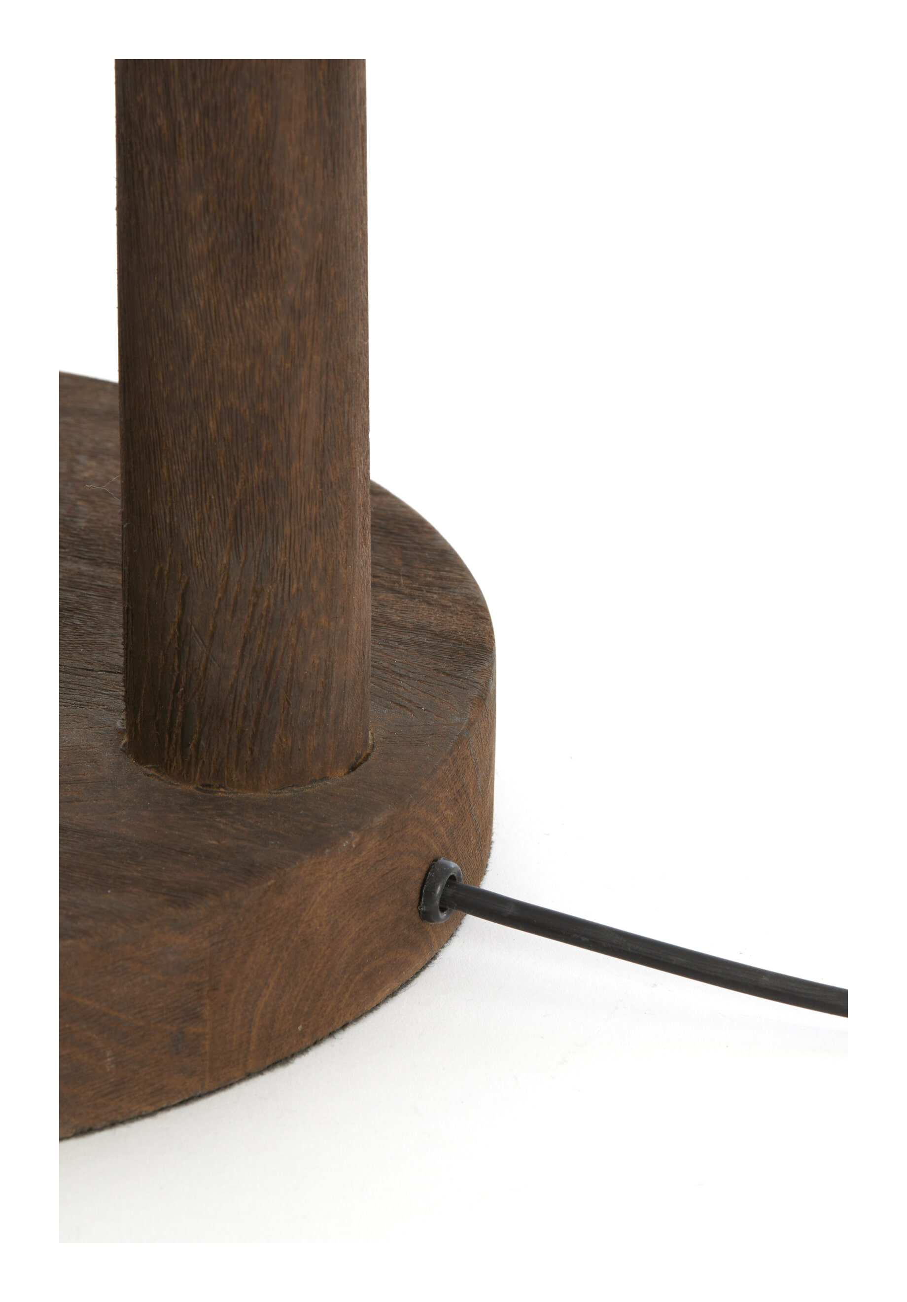 Light & Living Vloerlamp 'Xitta' Mangohout, 135cm, kleur Donkerbruin (excl. kap)