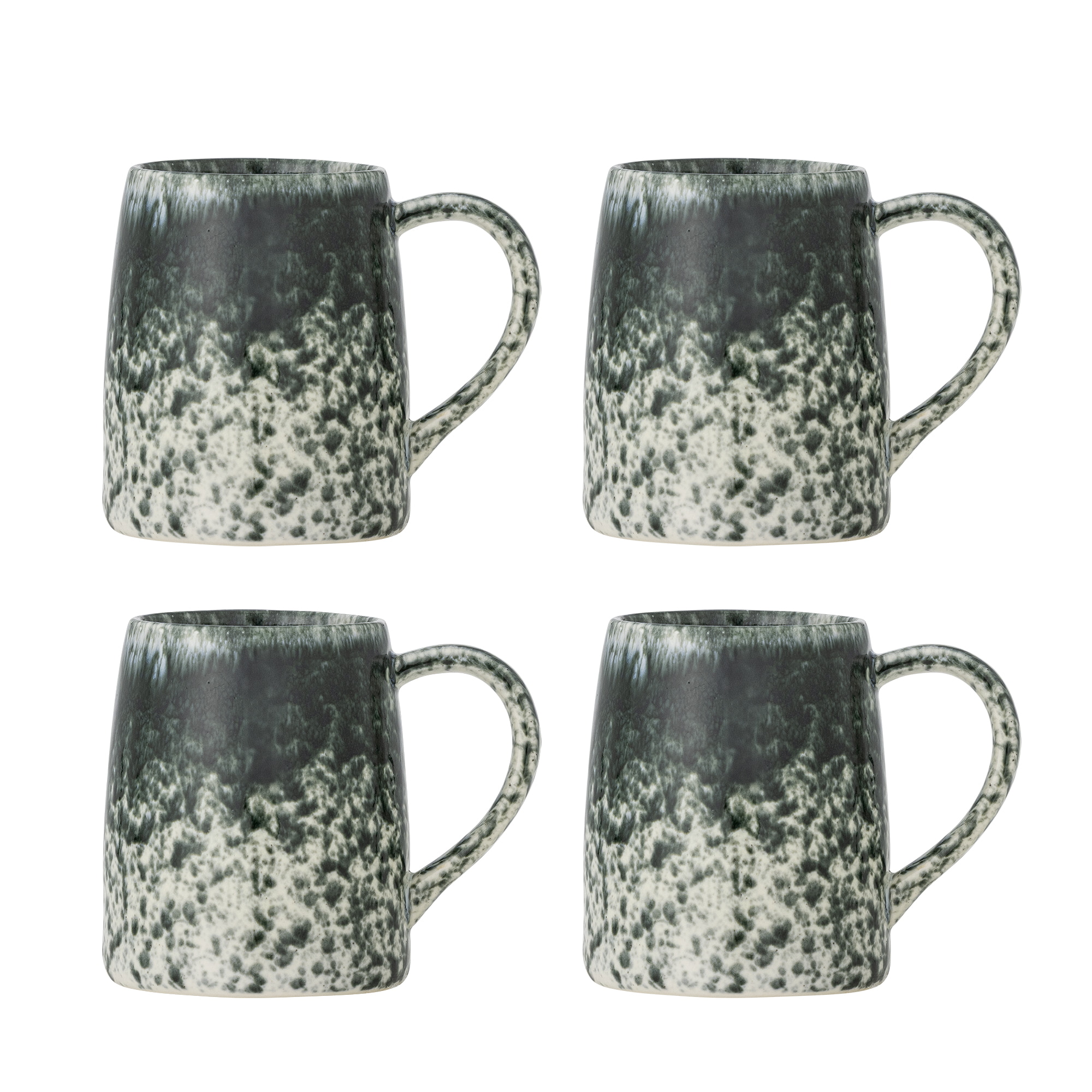 Bloomingville Mok Winnie Set van 4 stuks - Groen