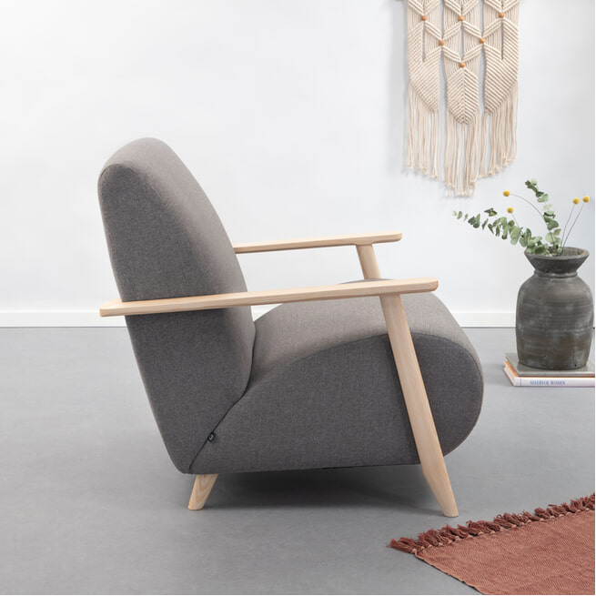 Kave Home Fauteuil 'Meghan' Stof