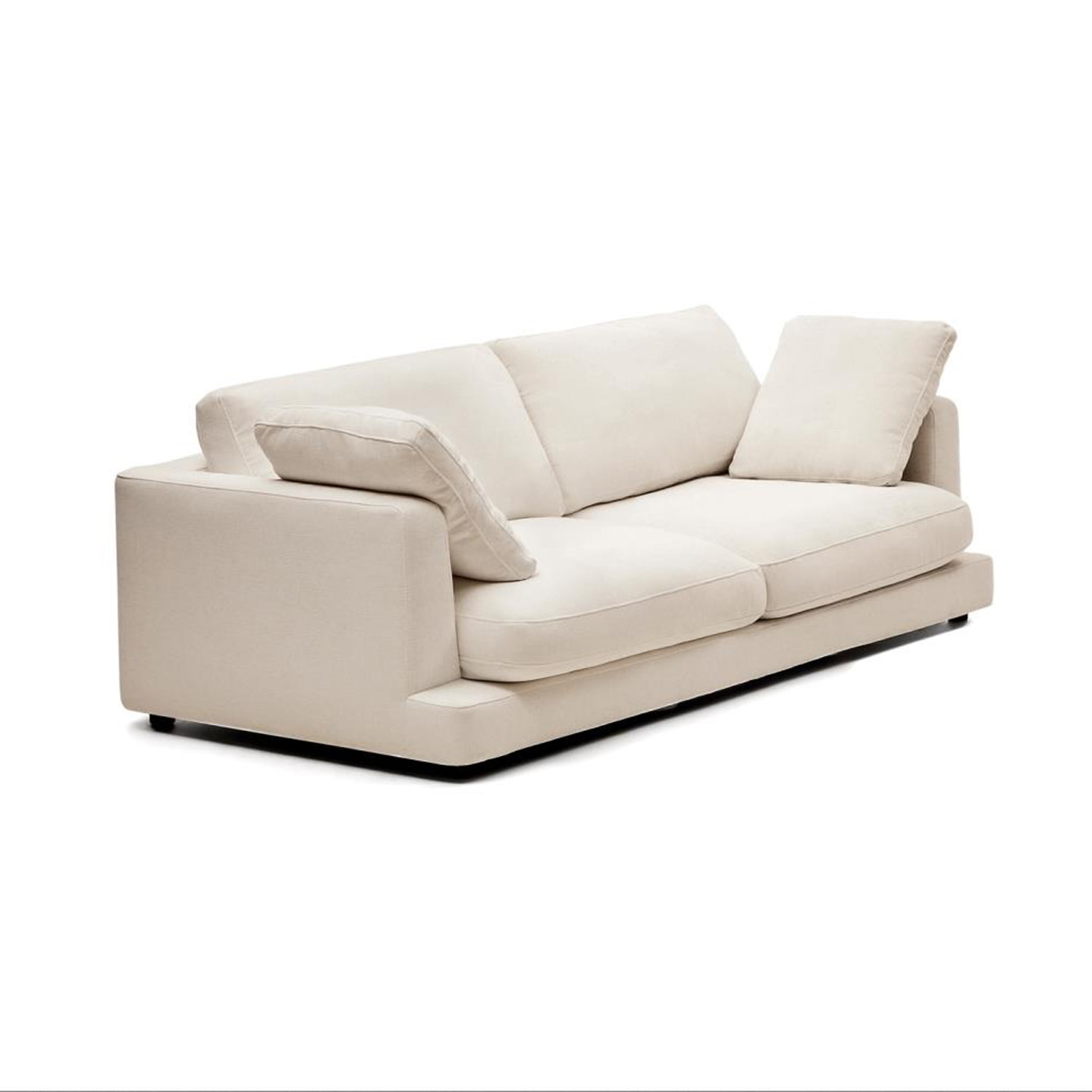 Kave Home 3-zits Bank 'Gala' Chenille, kleur Beige