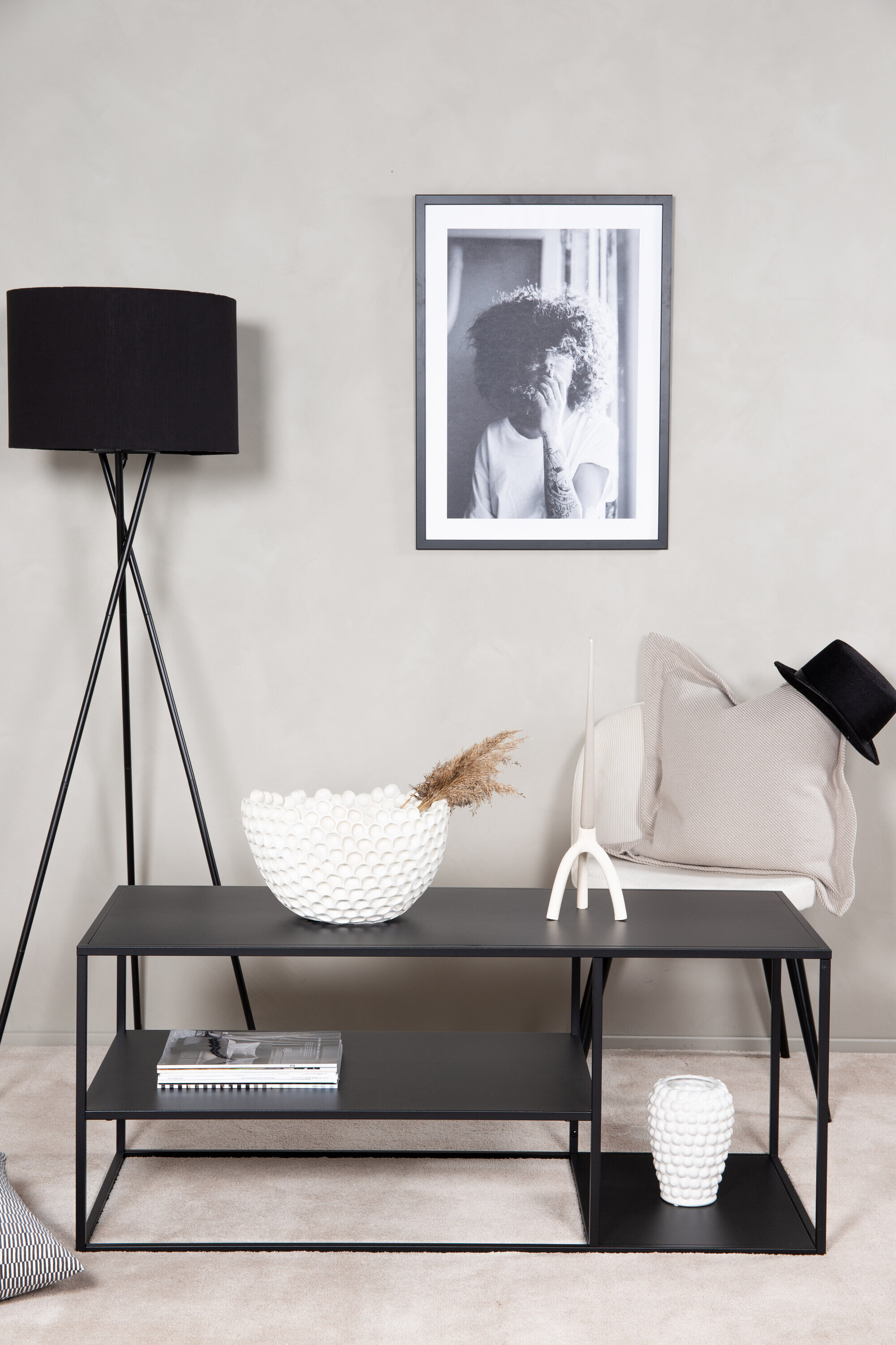 Nohr Salontafel Keonte 120 x 50cm - Zwart