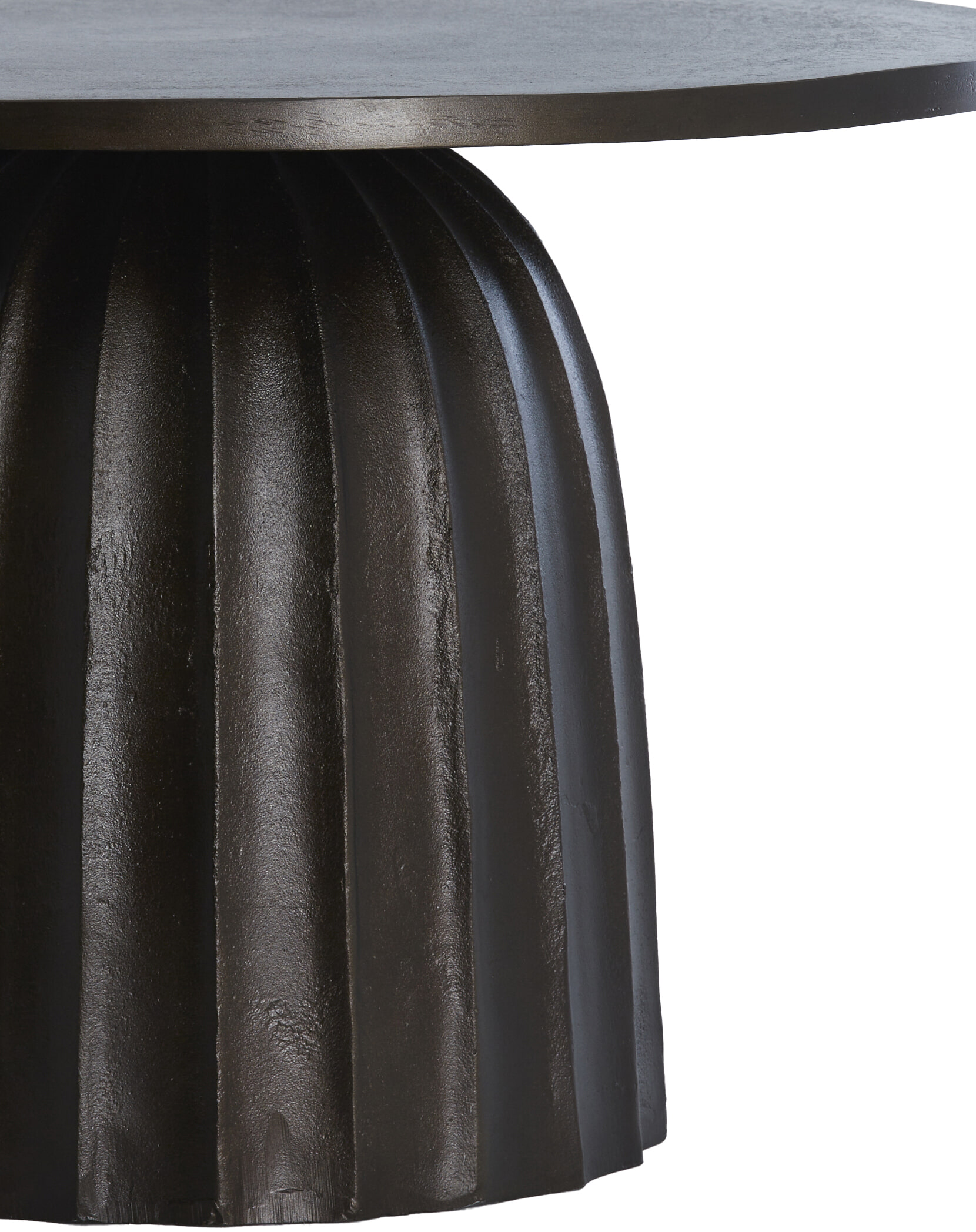 Light & Living Ronde Bijzettafel 'Veglia' 60cm, kleur Donkerbruin