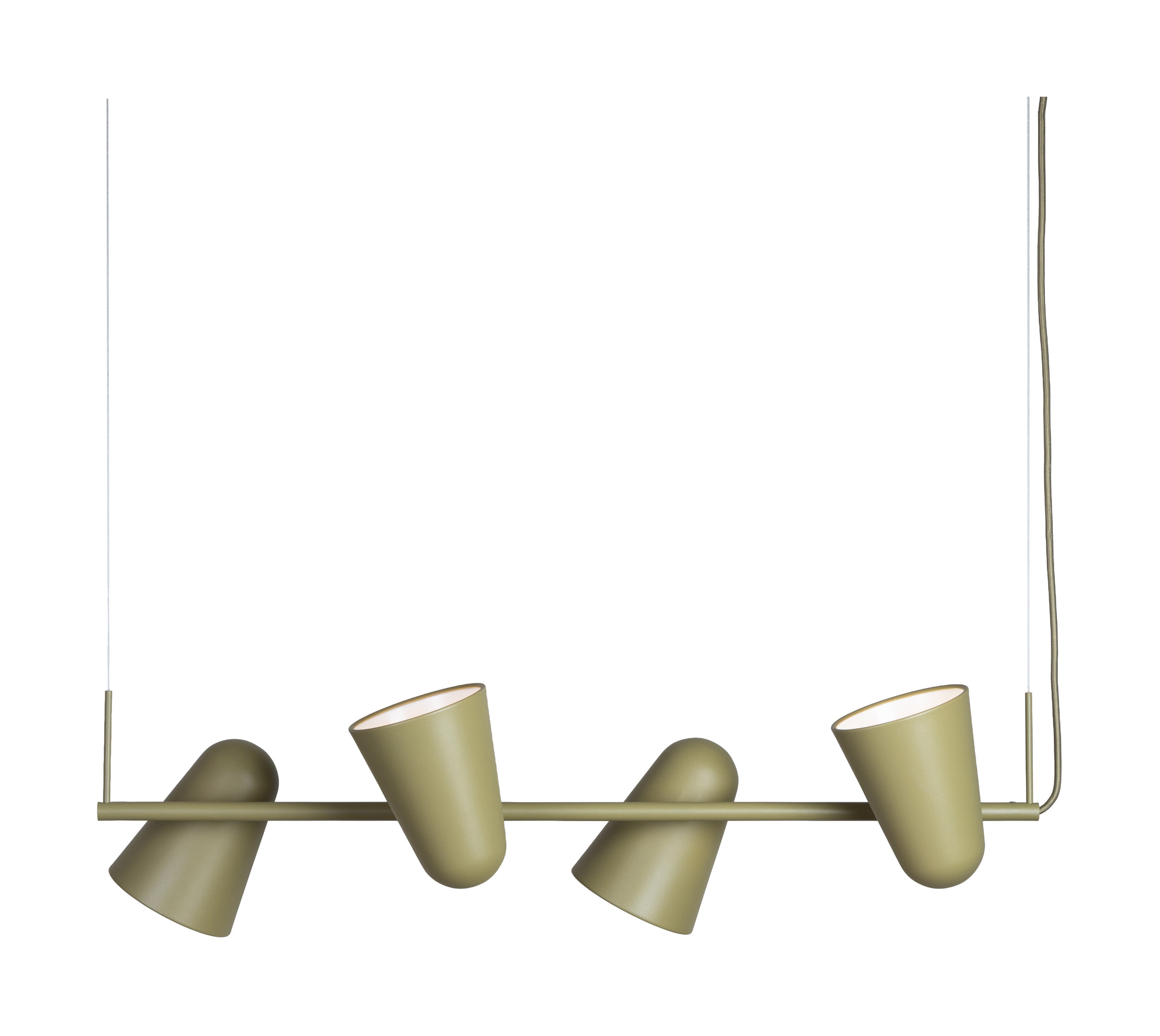 its about RoMi Hanglamp Salamanca 80cm - Olijfgroen