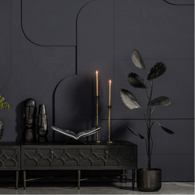 BePureHome Salontafel/TV-meubel 'Bequest' 120 x 60cm, kleur Zwart