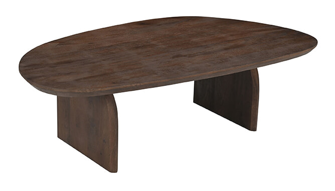 LABEL51 Organische Salontafel 'Cooper' Mangohout, 135 x 75cm