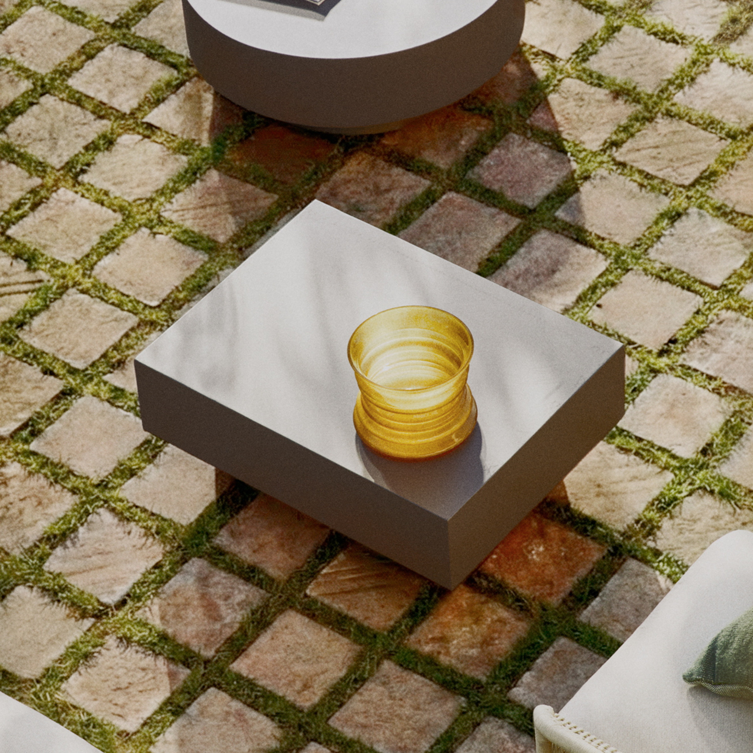 Kave Home Outdoor Salontafel Rustella 80 x 60cm - Bruin