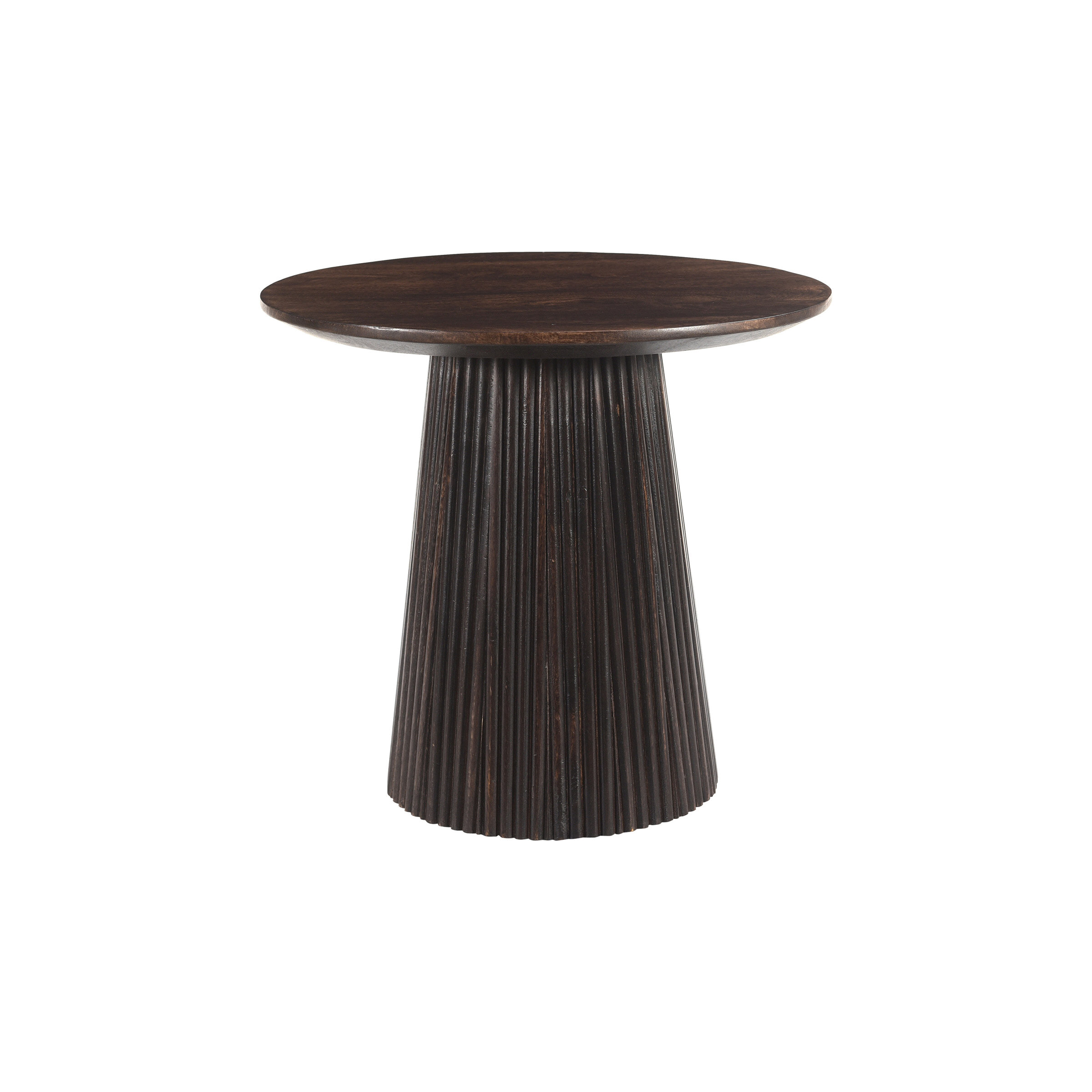 Sohome Ronde Salontafel 'Olav' Set van 2 stuks Rond, kleur Walnoot