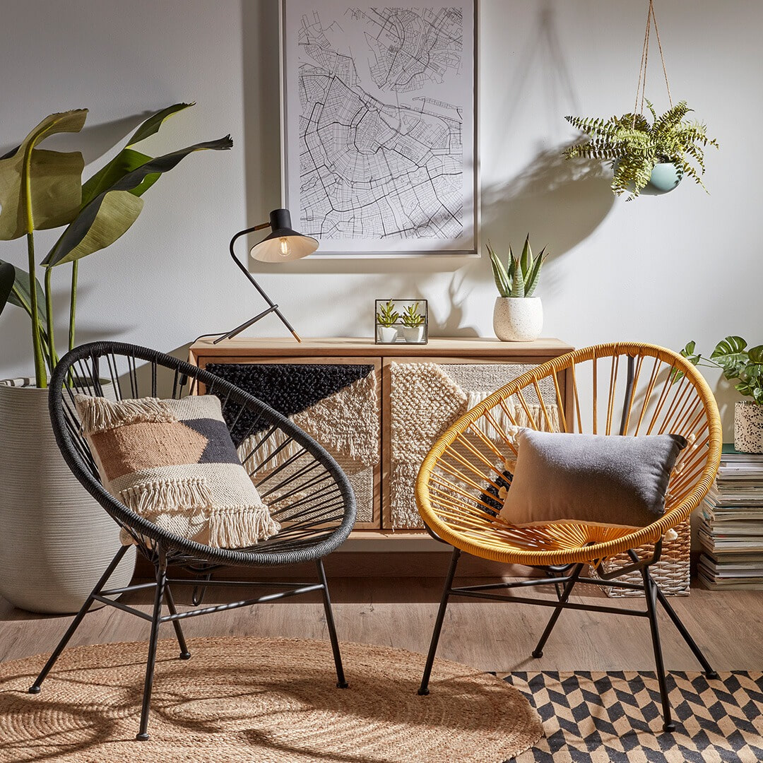 Kave Home Fauteuil 'Samantha', kleur Mosterdgeel Kave Home Fauteuil 'Samantha', kleur Mosterdgeel