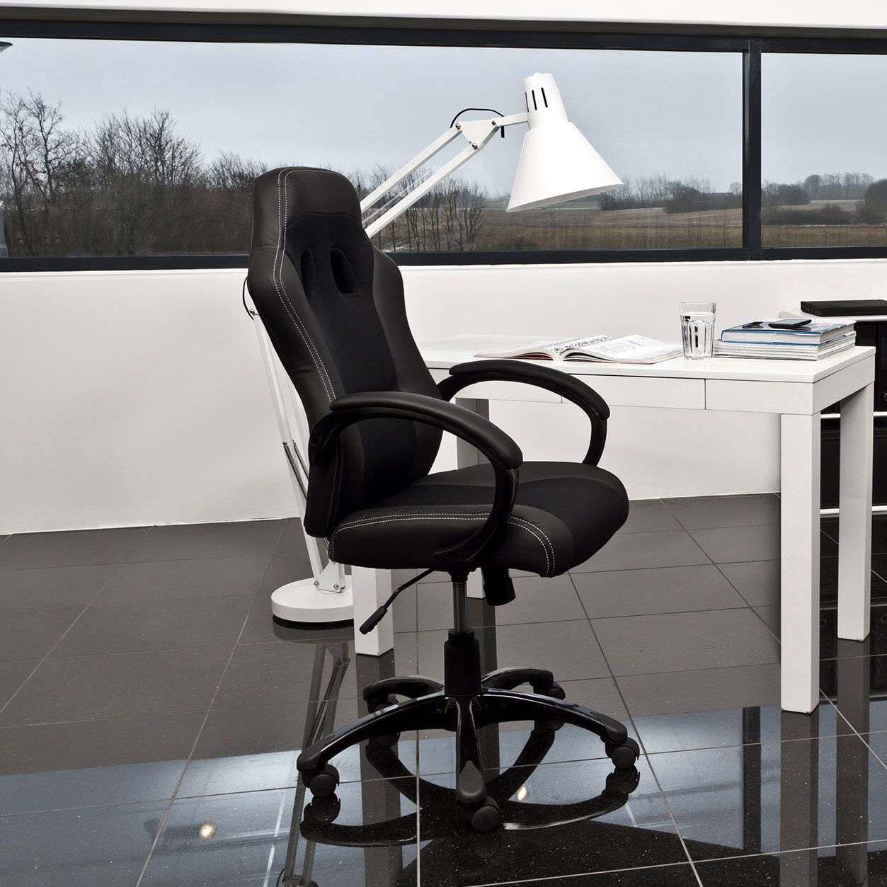 Bureaustoel 'Sandra' kleur zwart