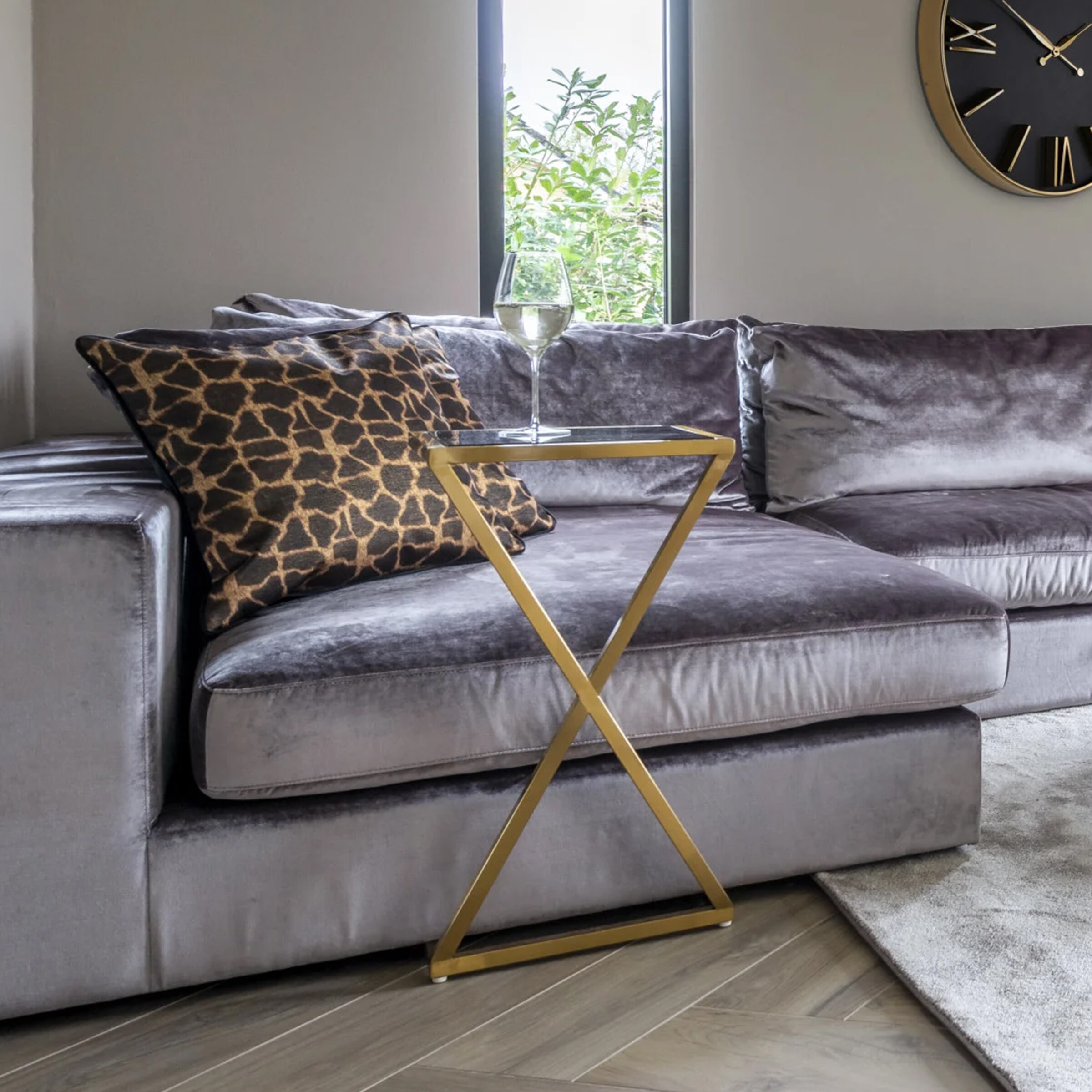 Richmond Laptoptafel Paramount - Goud - Vierkant