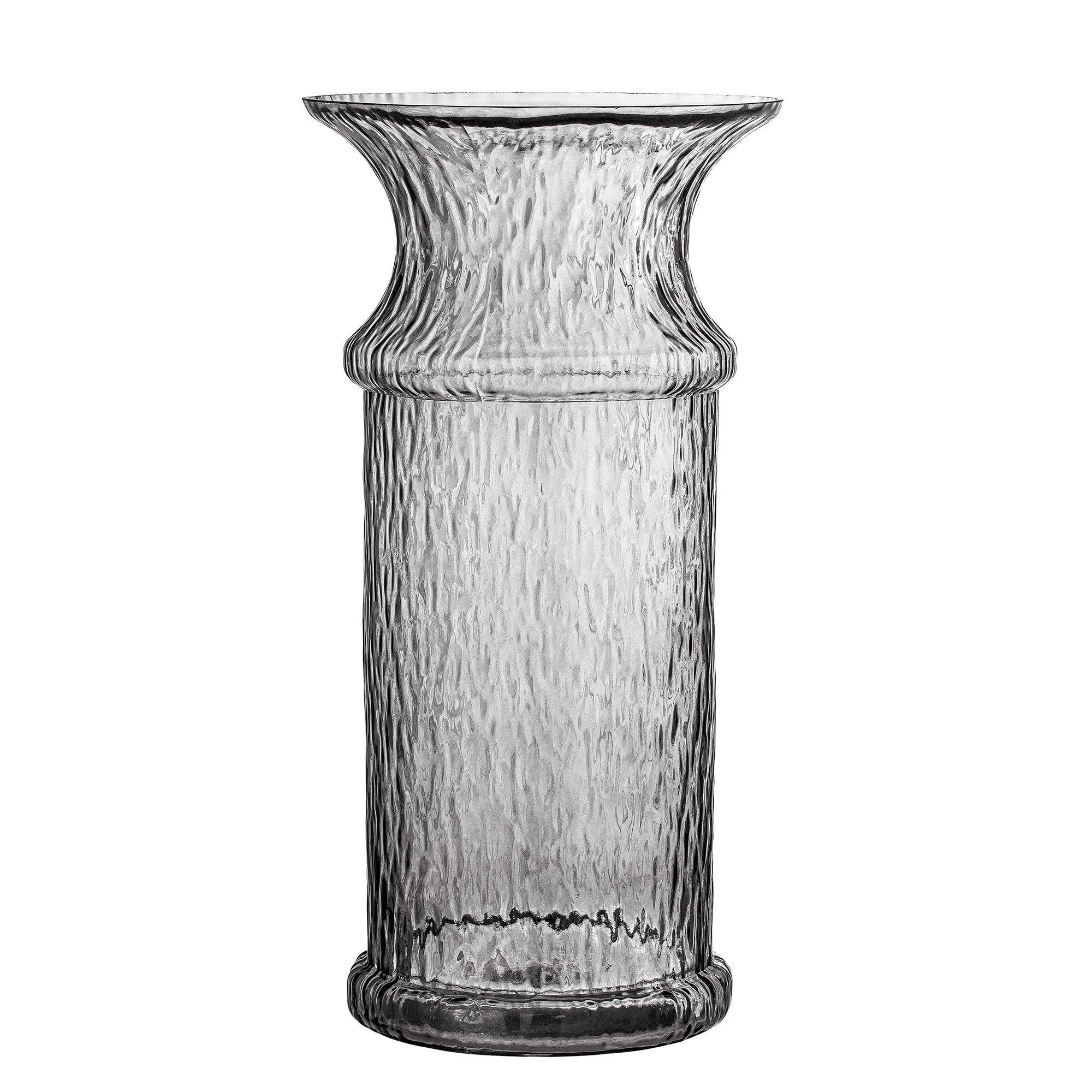 Bloomingville Vaas Dida Glas, 38cm hoog - Grijs