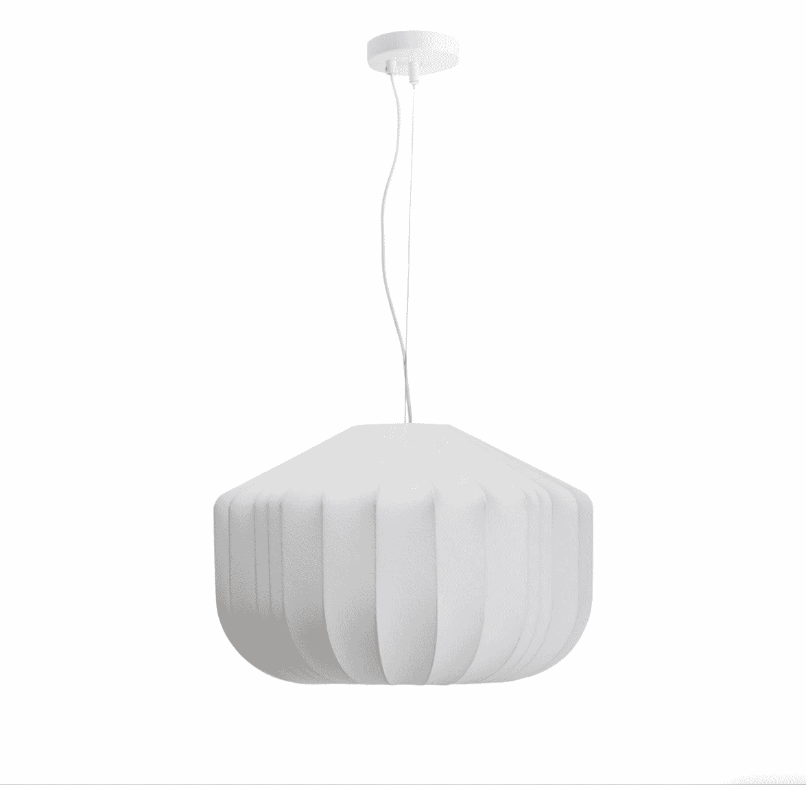 Kave Home Hanglamp Somar 51cm - Wit