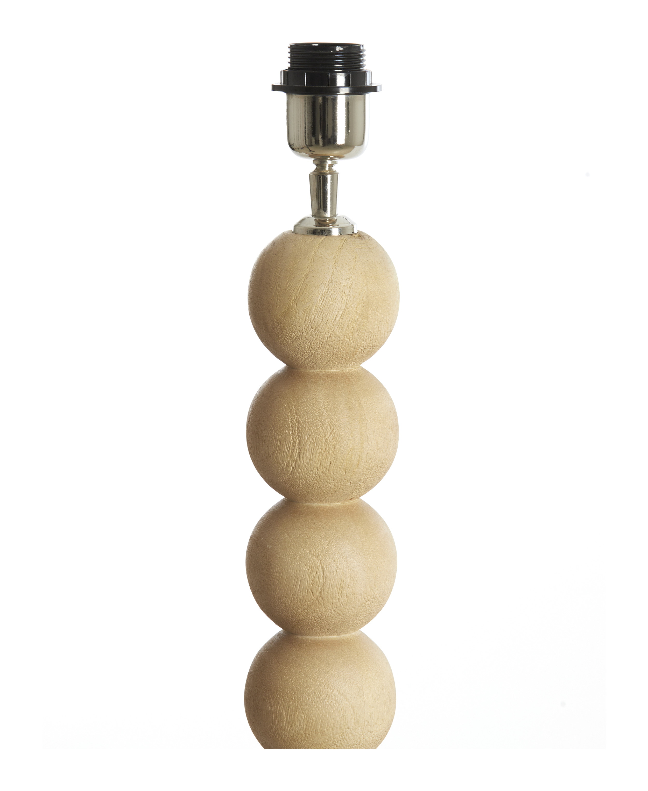 Light & Living Vloerlamp 'Veglio' Mangohout, 130cm, kleur Naturel (excl. kap)