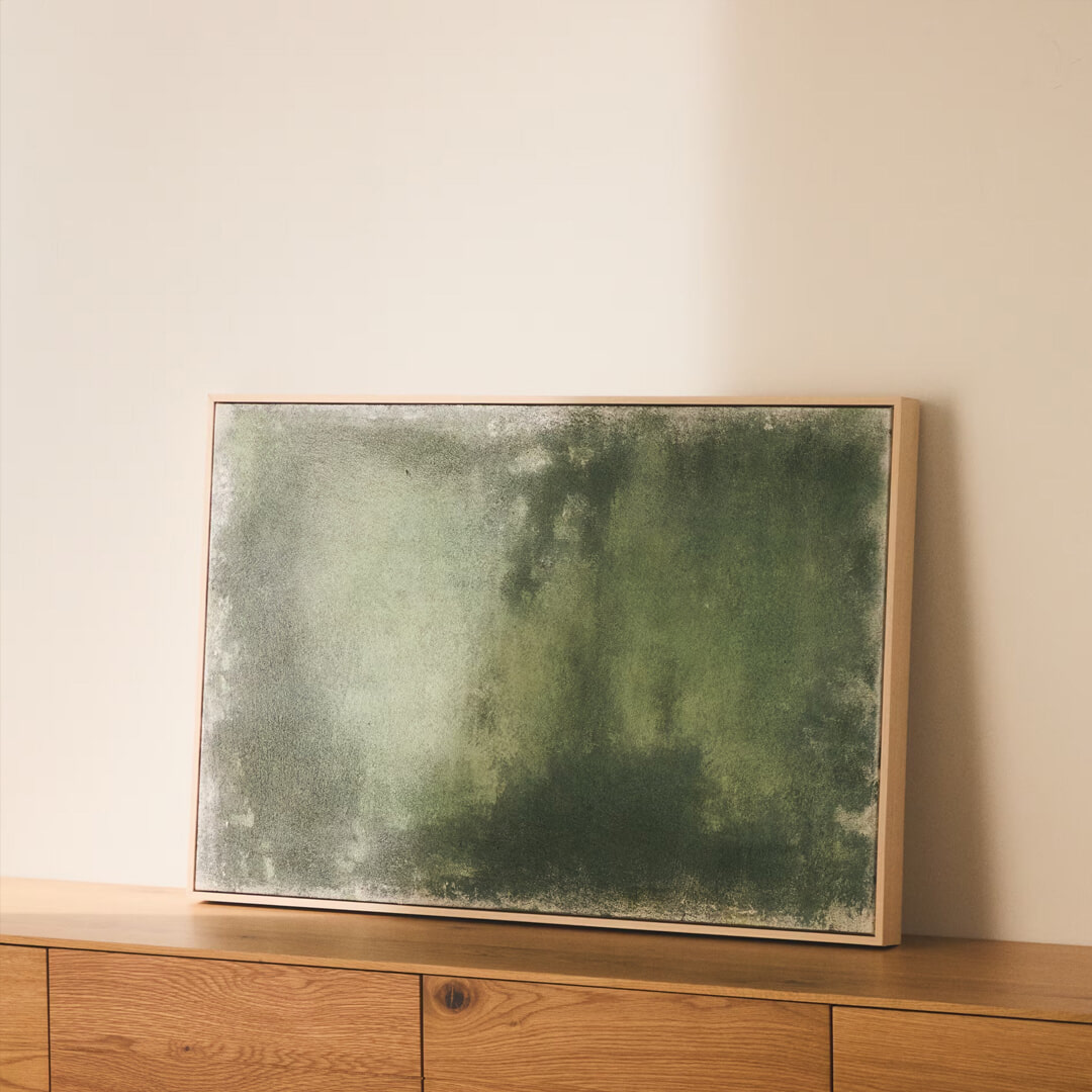 Kave Home Schilderij Selnar 182 x 47cm - Groen