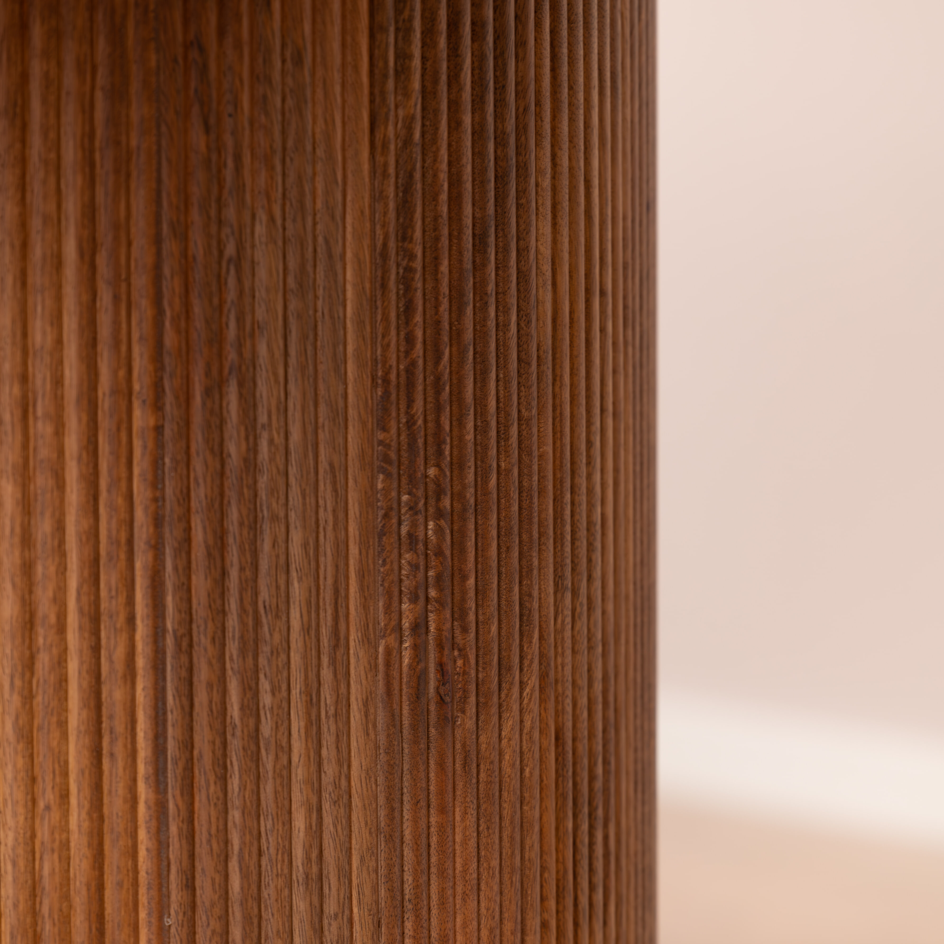 Sohome Ovale Eettafel 'Sadey' Mangohout, 300 x 110cm, kleur Naturel