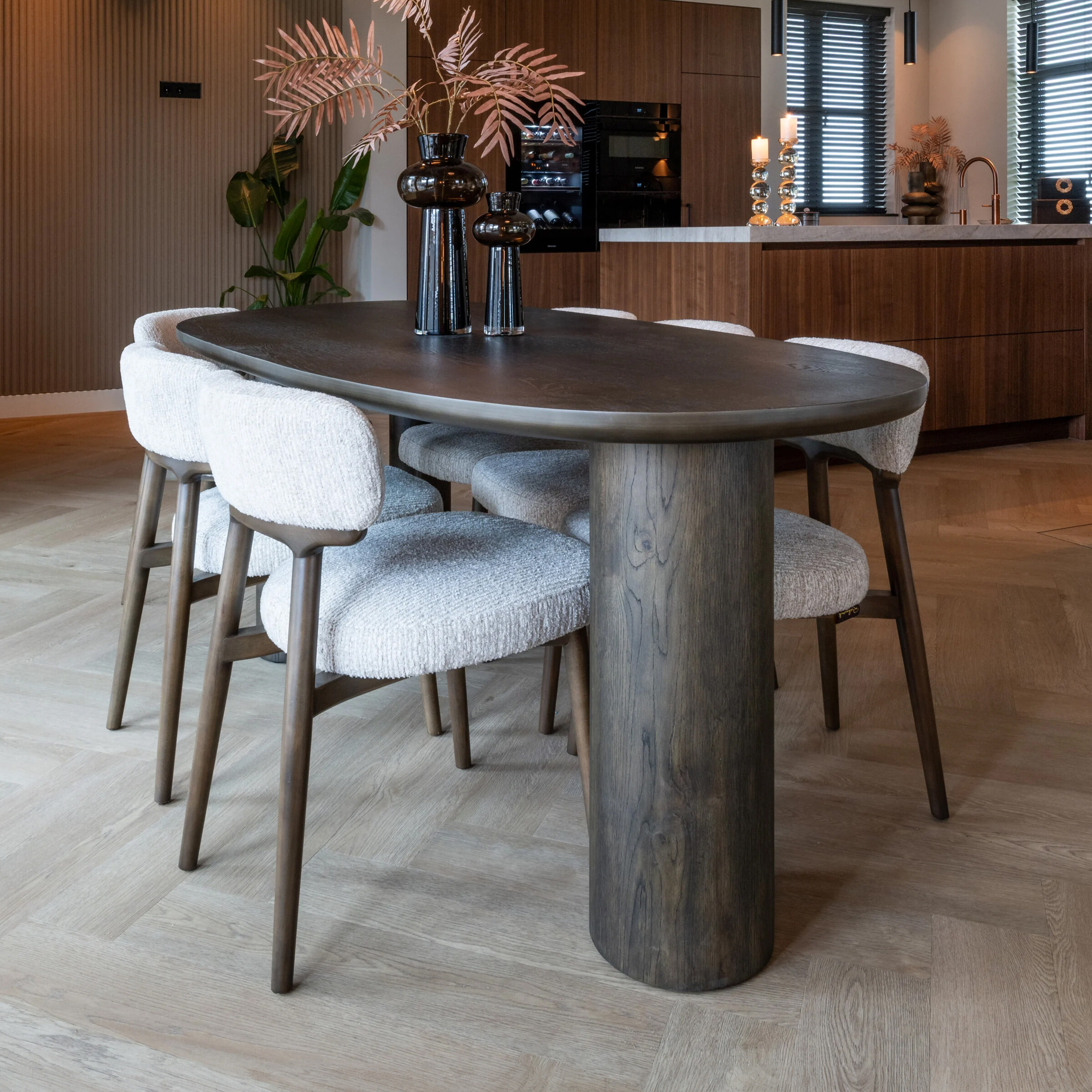 Richmond Organische Eettafel 'Ellington' Hout, 230 x 100cm