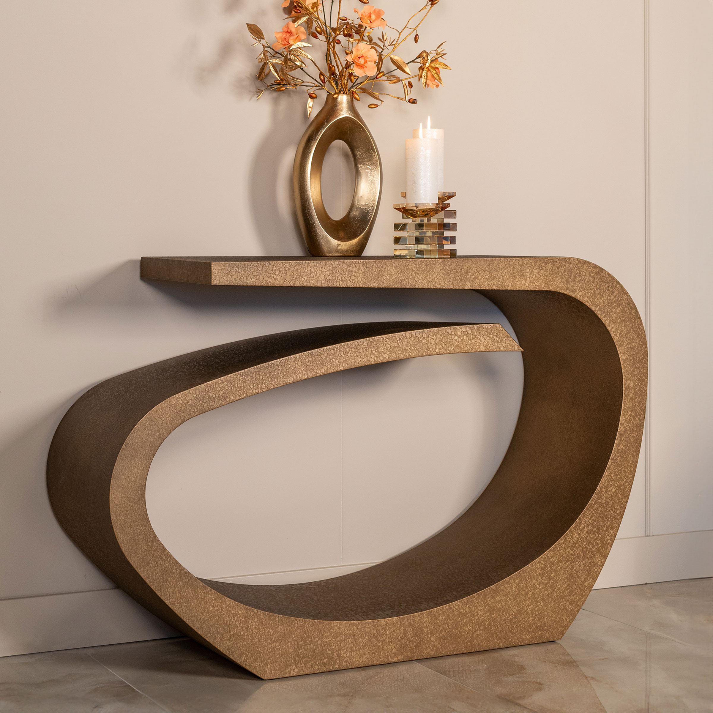 Richmond Sidetable Alhambra 132cm - Zwart
