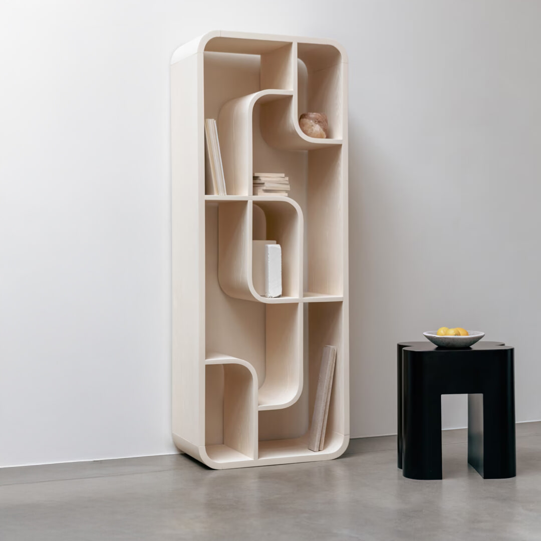 Zuiver Wandkast 'Seven' Eiken,160 x 60cm, kleur Beige