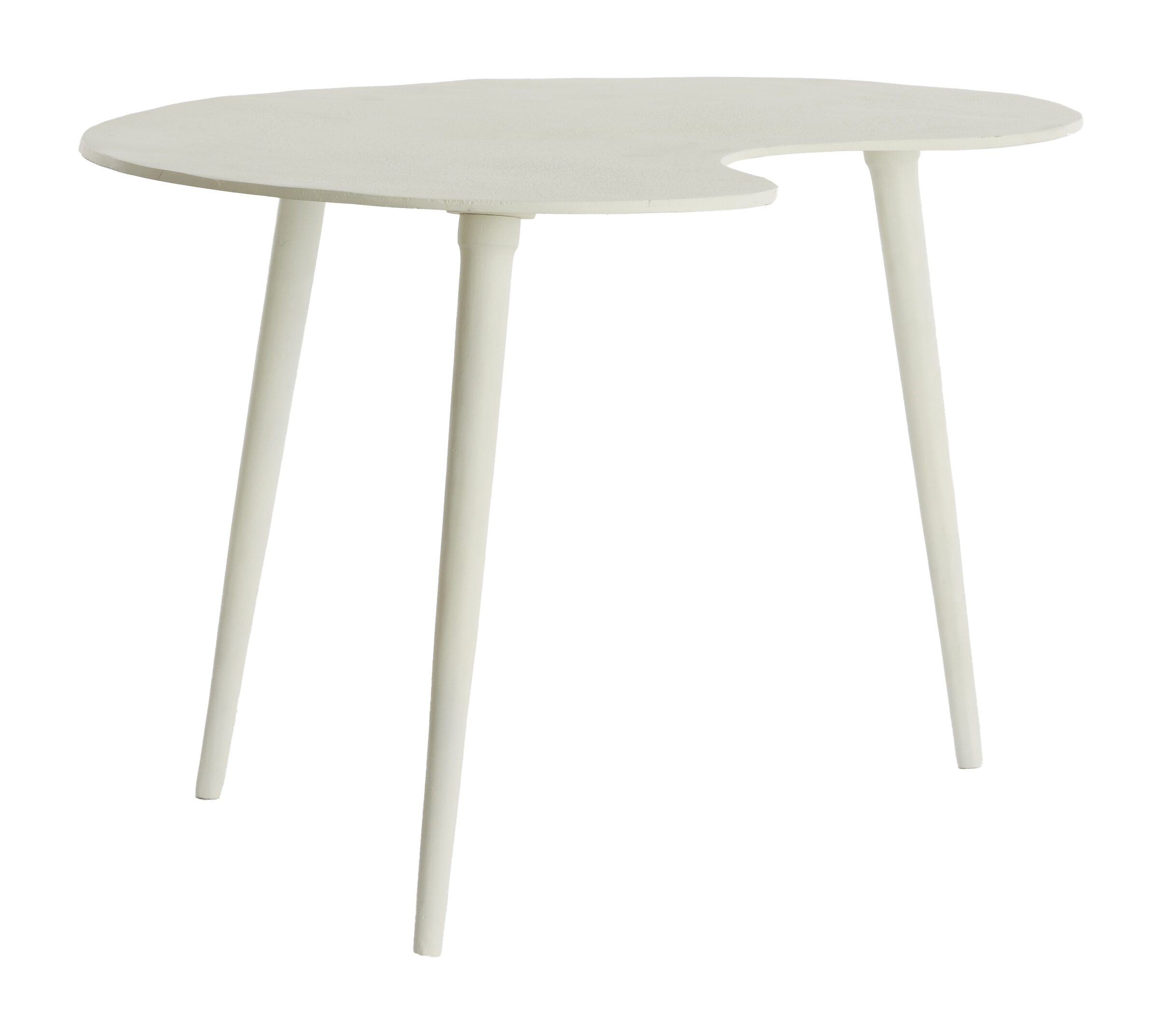 Light & Living Organische Bijzettafel 'Linos' 67 x 49cm, kleur Crème