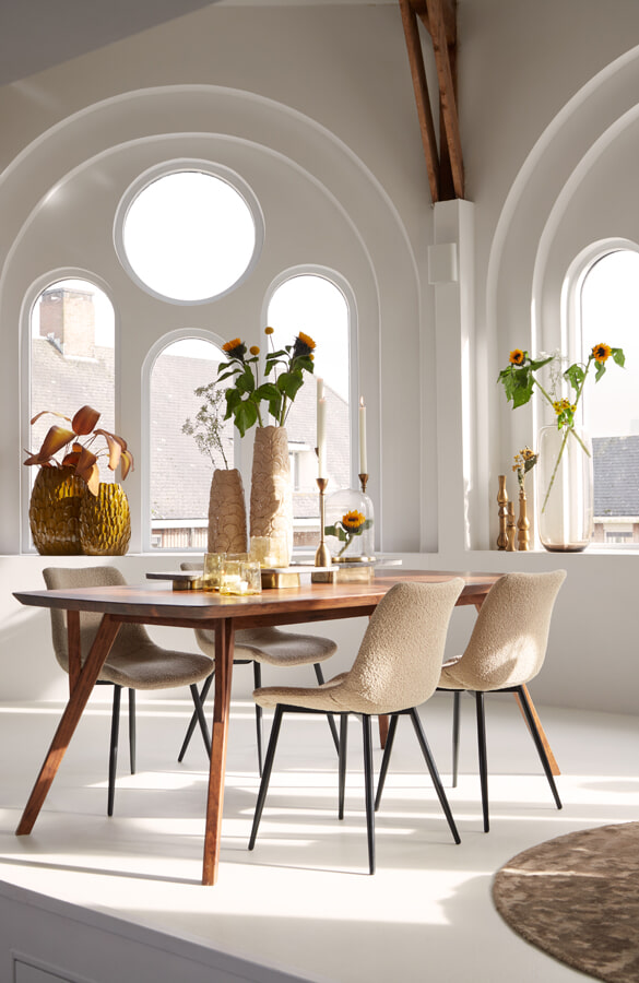 Light & Living Eettafel 'Quenza' Acaciahout, 220 x 100cm