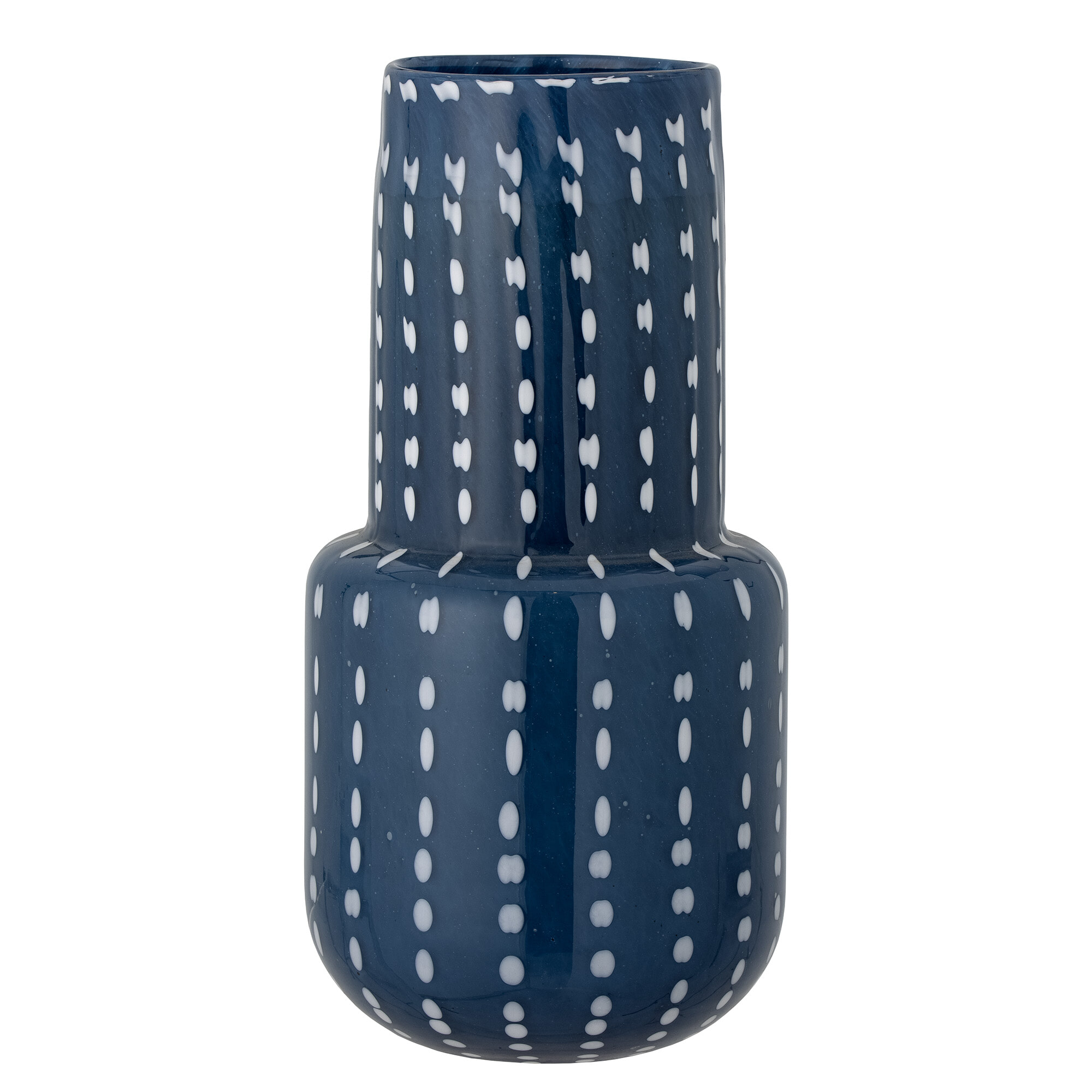 Bloomingville Vaas Mayim Glas, 35cm hoog - Blauw