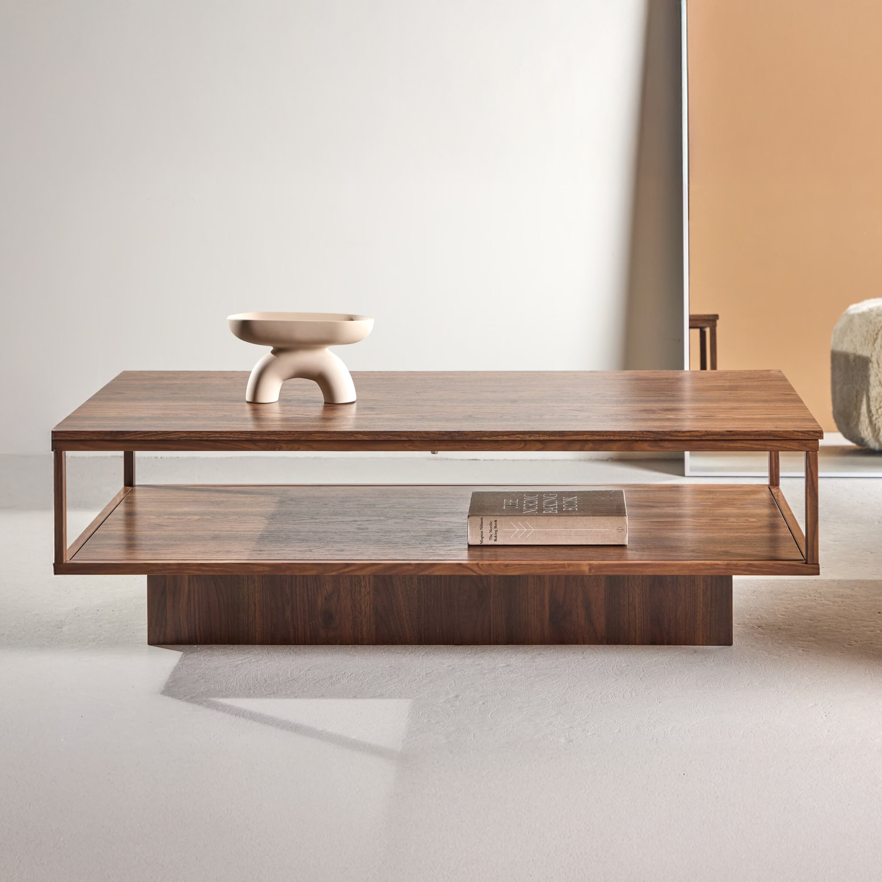 Nohr Salontafel Sheema 130 x 60cm MDF - Walnoot