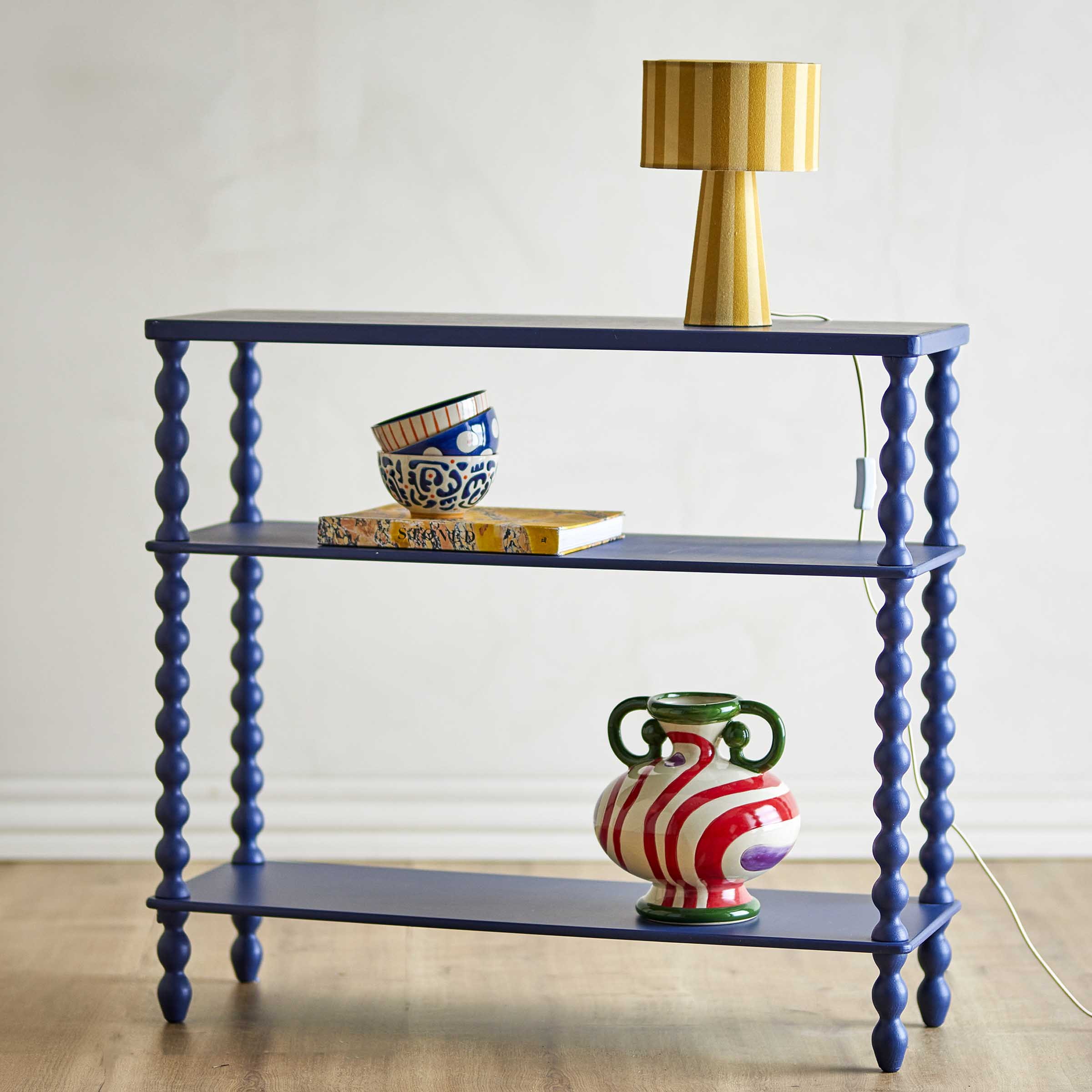 Bloomingville Sidetable Salino 90cm - Blauw