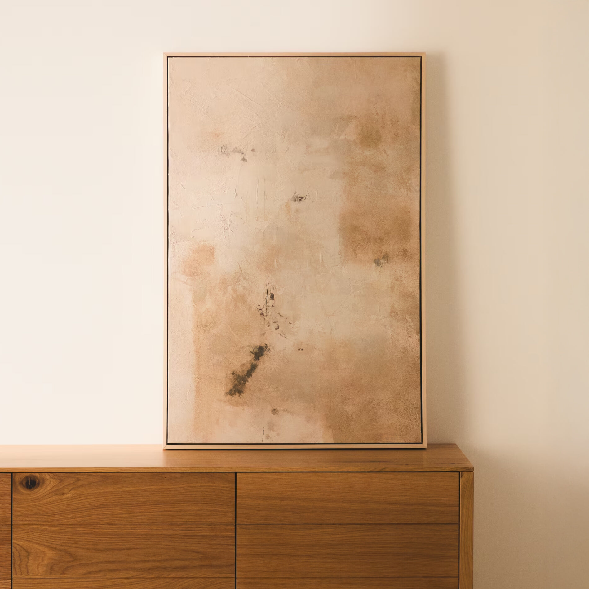 Kave Home Schilderij Silpa 60 x 90cm - Beige