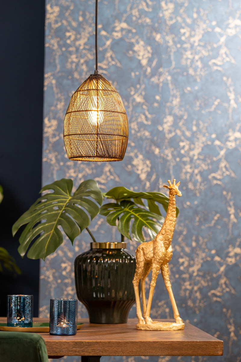 Light & Living Hanglamp 'Meya' 20cm, kleur Zwart