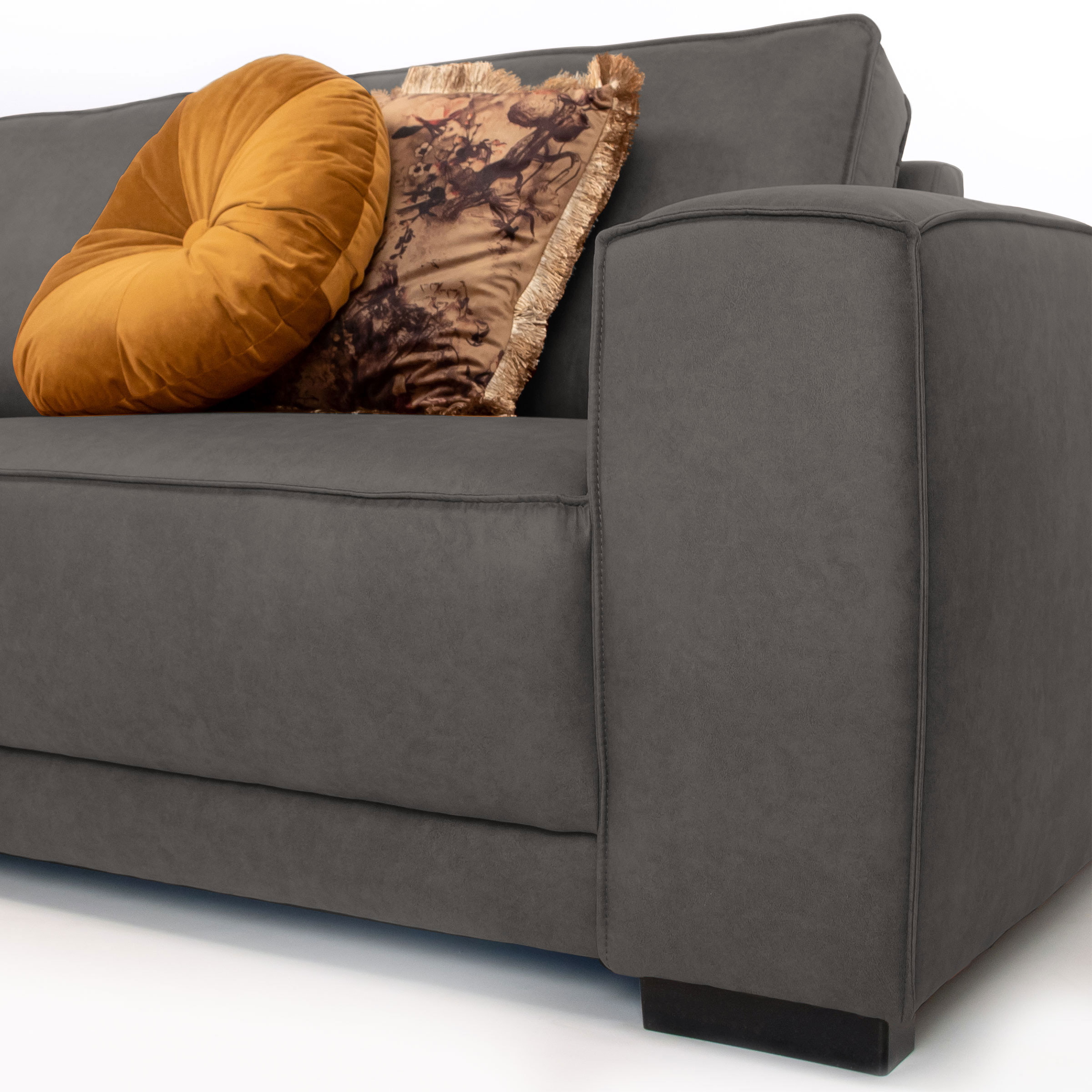 Sohome 4-zits Bank 'Stacie' kleur Antraciet