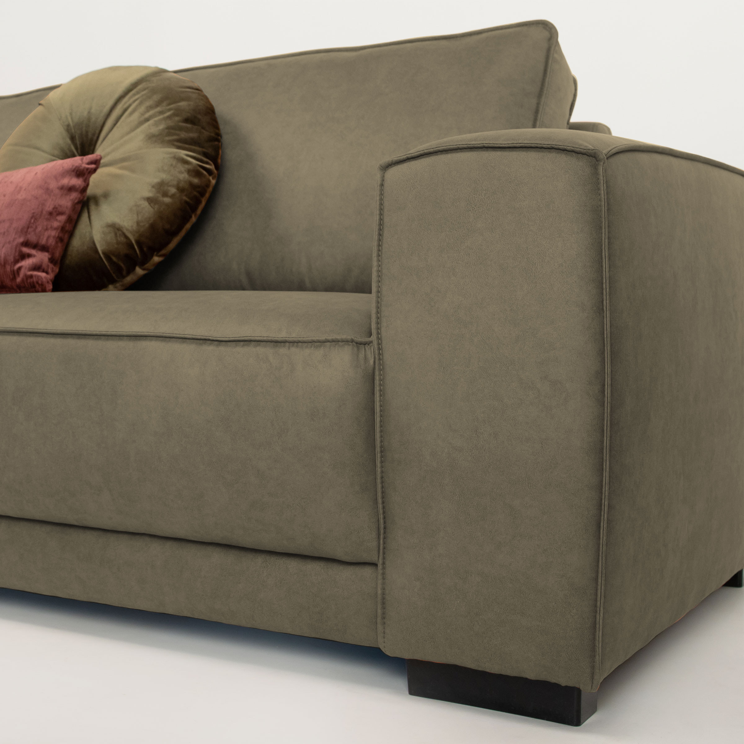 Sohome 4-zits Bank 'Stacie' kleur Army