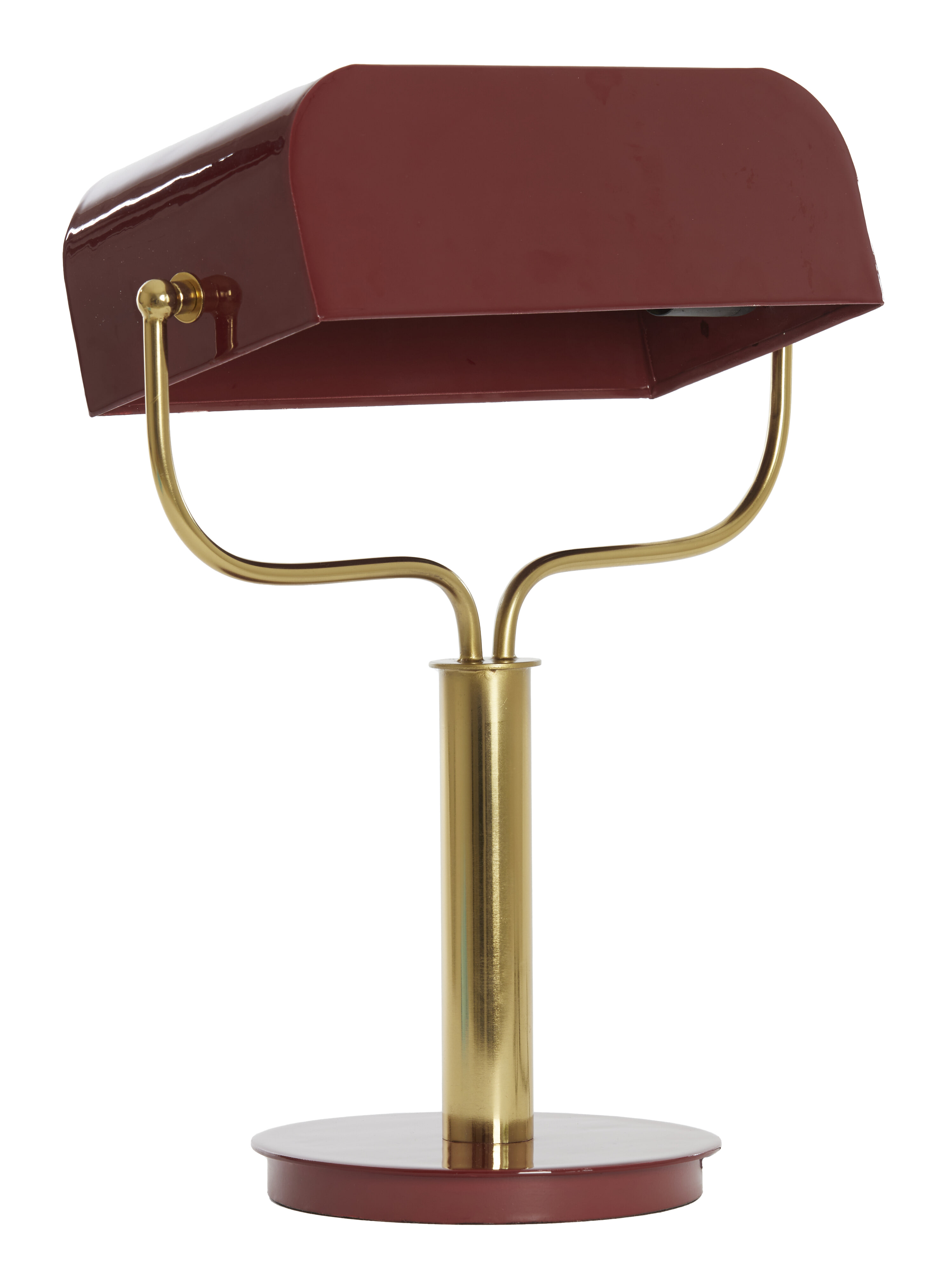 Light & Living Tafellamp 'Ayer' 43cm, kleur Bordeaux