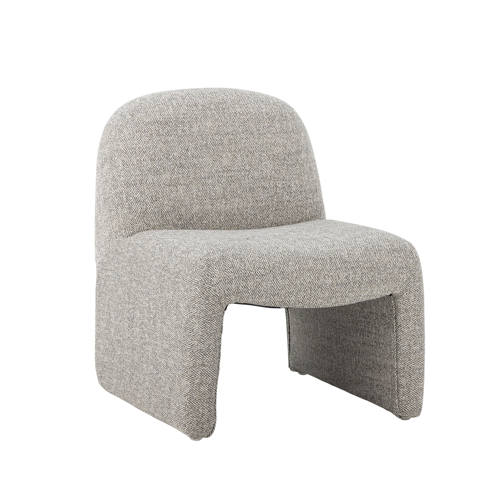 Bloomingville MINI Kinderfauteuil Neel Bouclé - Grijs