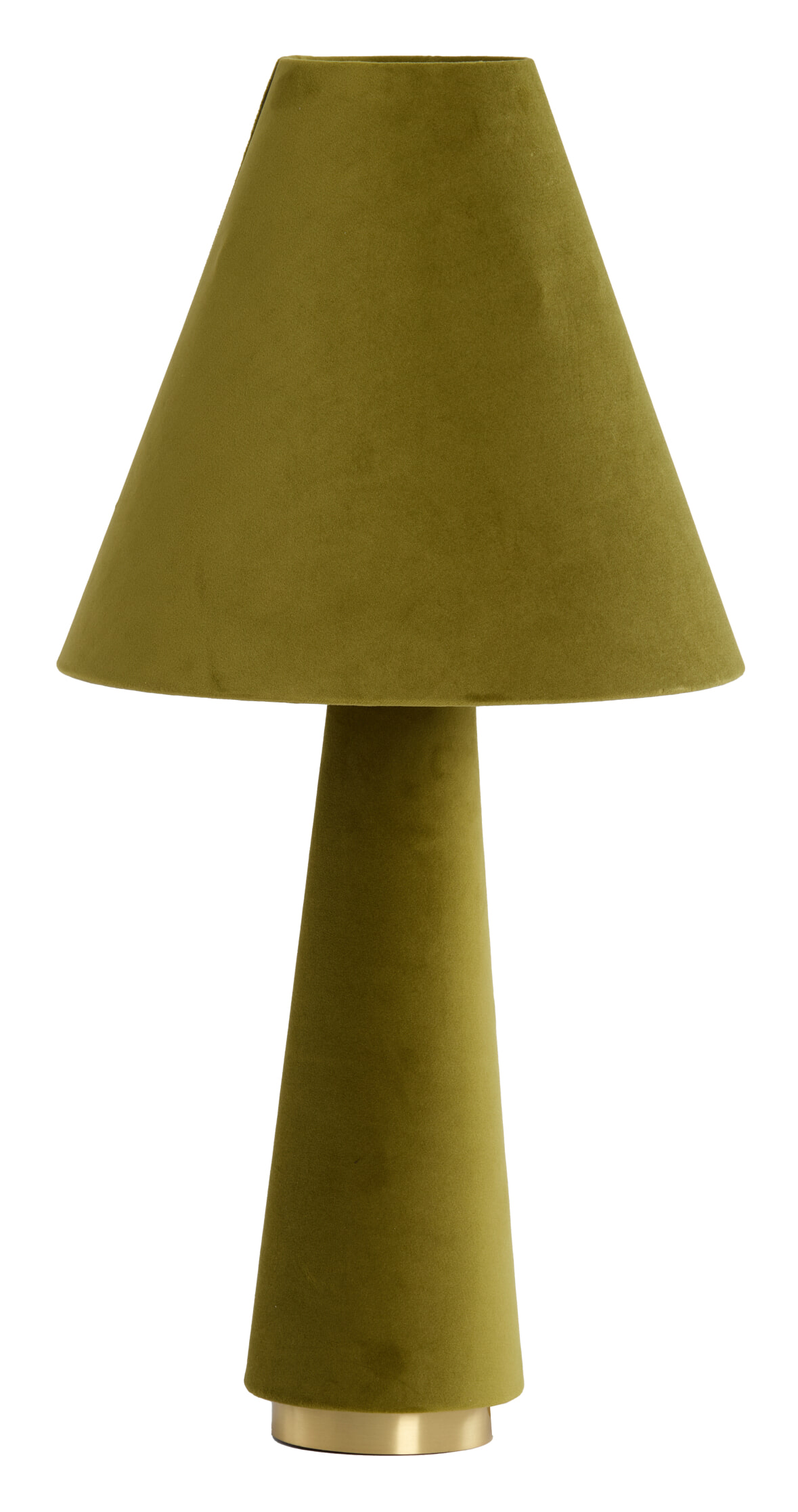 Light & Living Tafellamp Devia Velvet - Groen