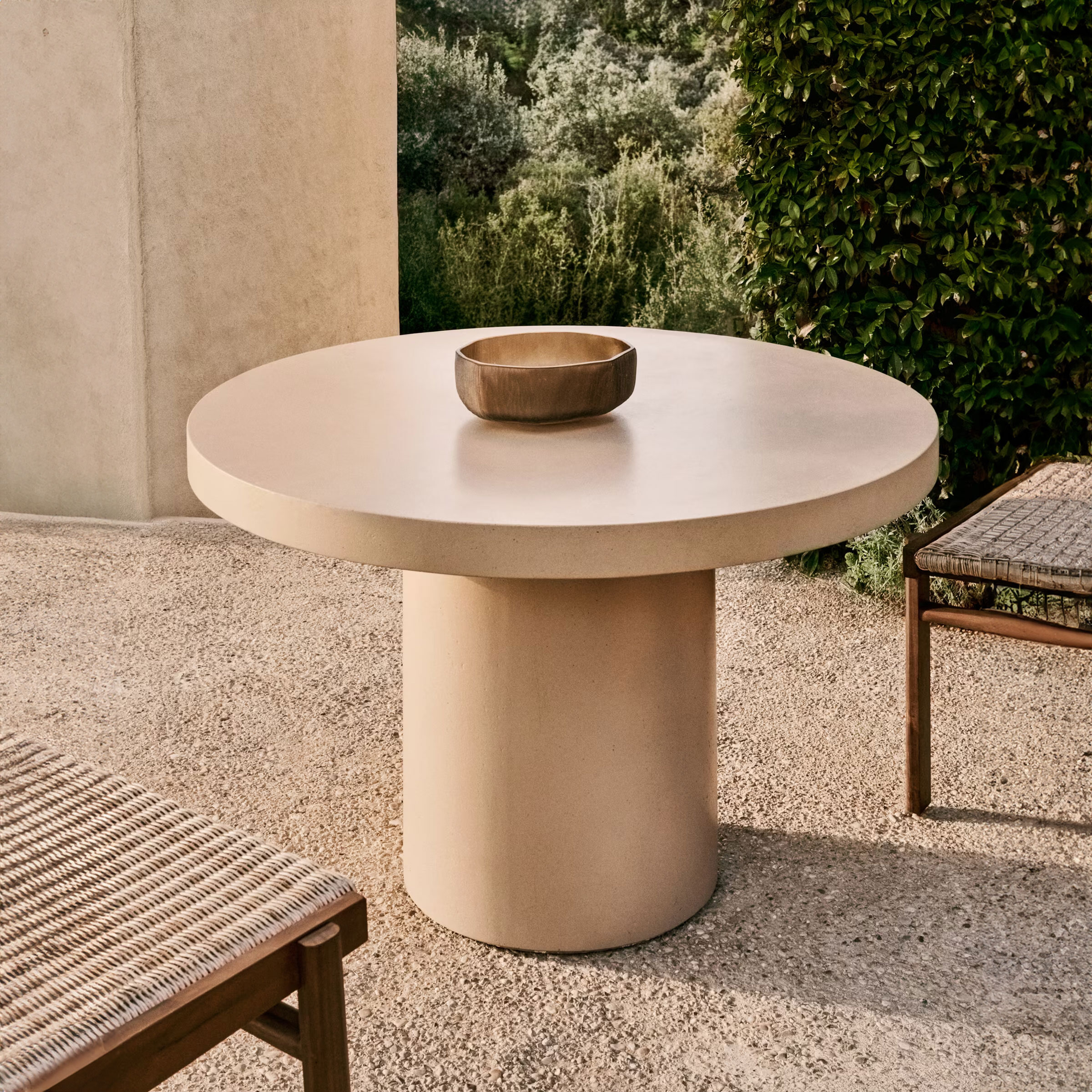 Kave Home Ronde Eettafel 'Aiguablava' Beton, 120cm