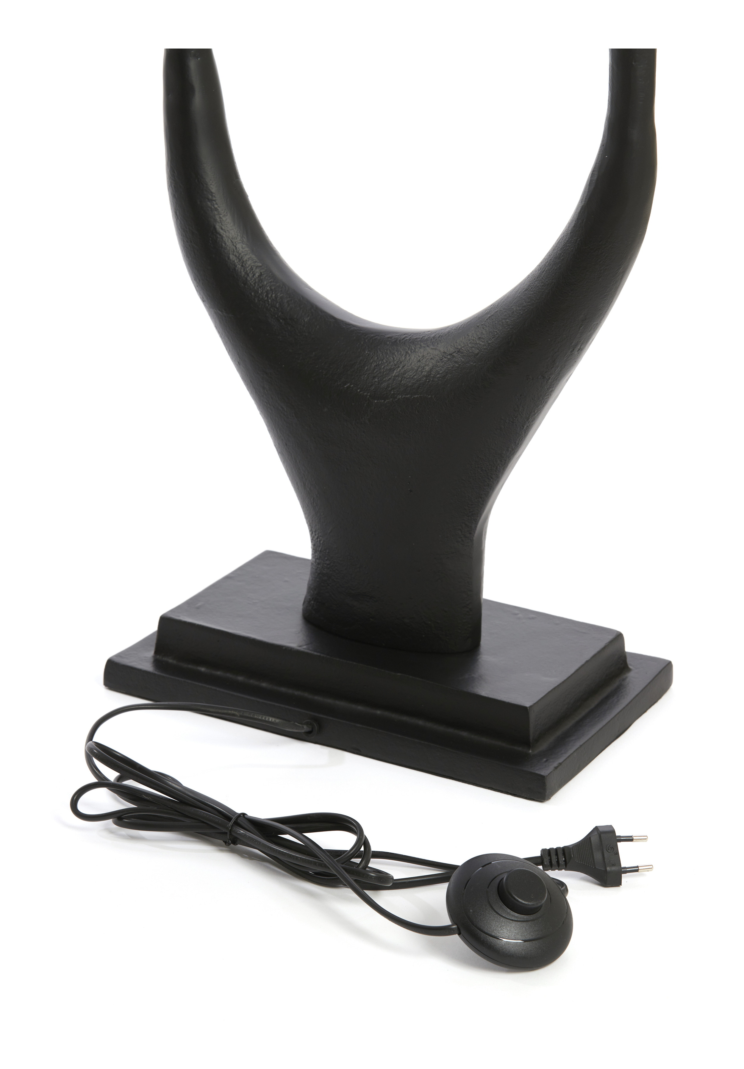 Light & Living Vloerlamp 'Gavi' 2-Lamps, kleur Mat Zwart (excl. kap)