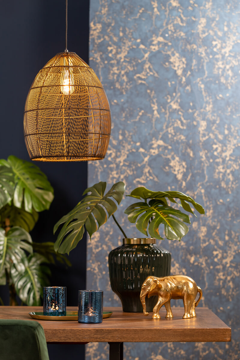 Light & Living Hanglamp 'Meya' 40cm, kleur Zwart