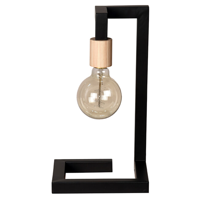 LABEL51 Tafellamp 'Loco', Metaal, kleur Zwart