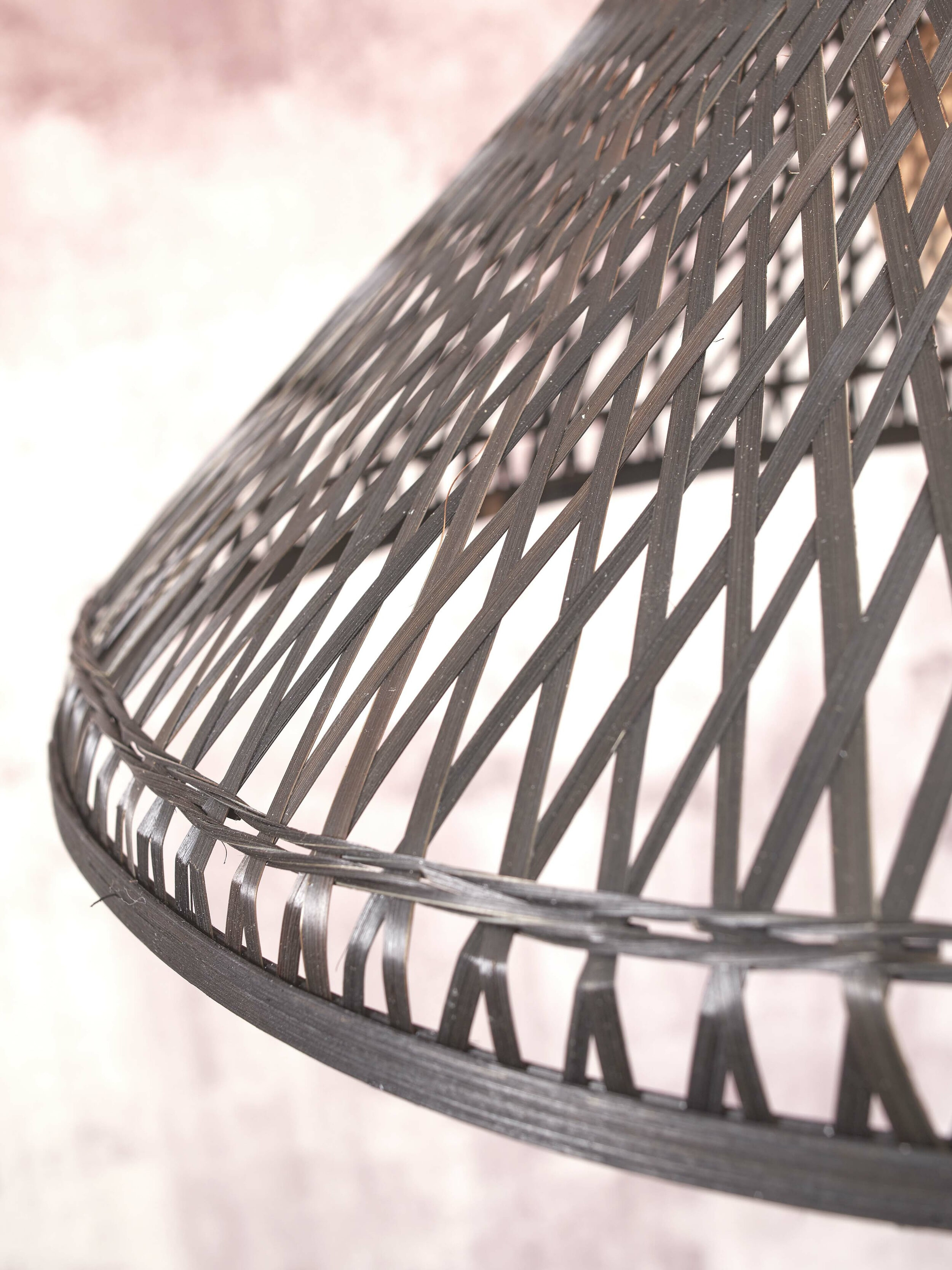 GOOD&MOJO Vloerlamp 'Tahiti' Bamboe, 150cm, kleur Zwart