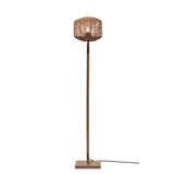 GOOD&MOJO Vloerlamp 'Tanami' Bamboe en rotan, 130cm, kleur Naturel