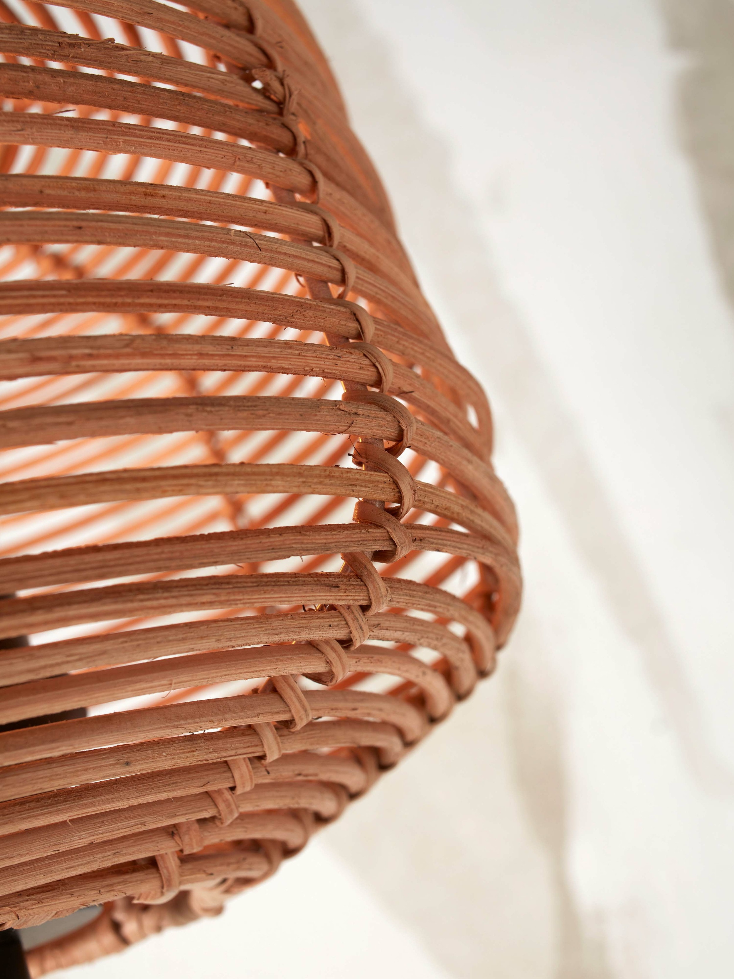 GOOD&MOJO Vloerlamp 'Tanami' Bamboe en rotan, 130cm, kleur Naturel