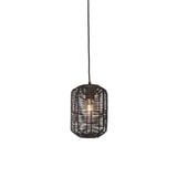 GOOD&MOJO Hanglamp 'Tanami' Rotan, 18cm, kleur Zwart