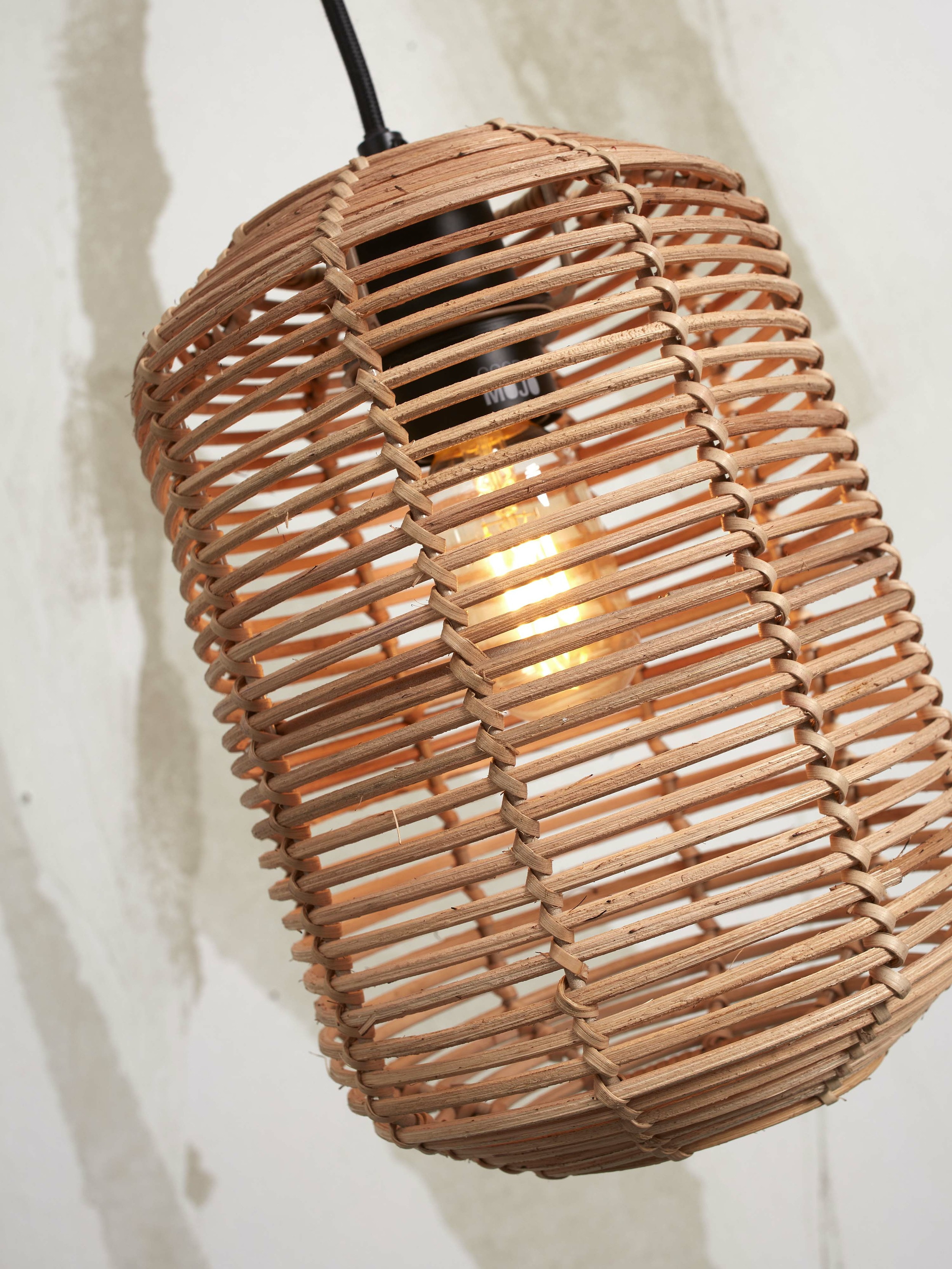 GOOD&MOJO Hanglamp 'Tanami' Rotan, 18cm, kleur Naturel