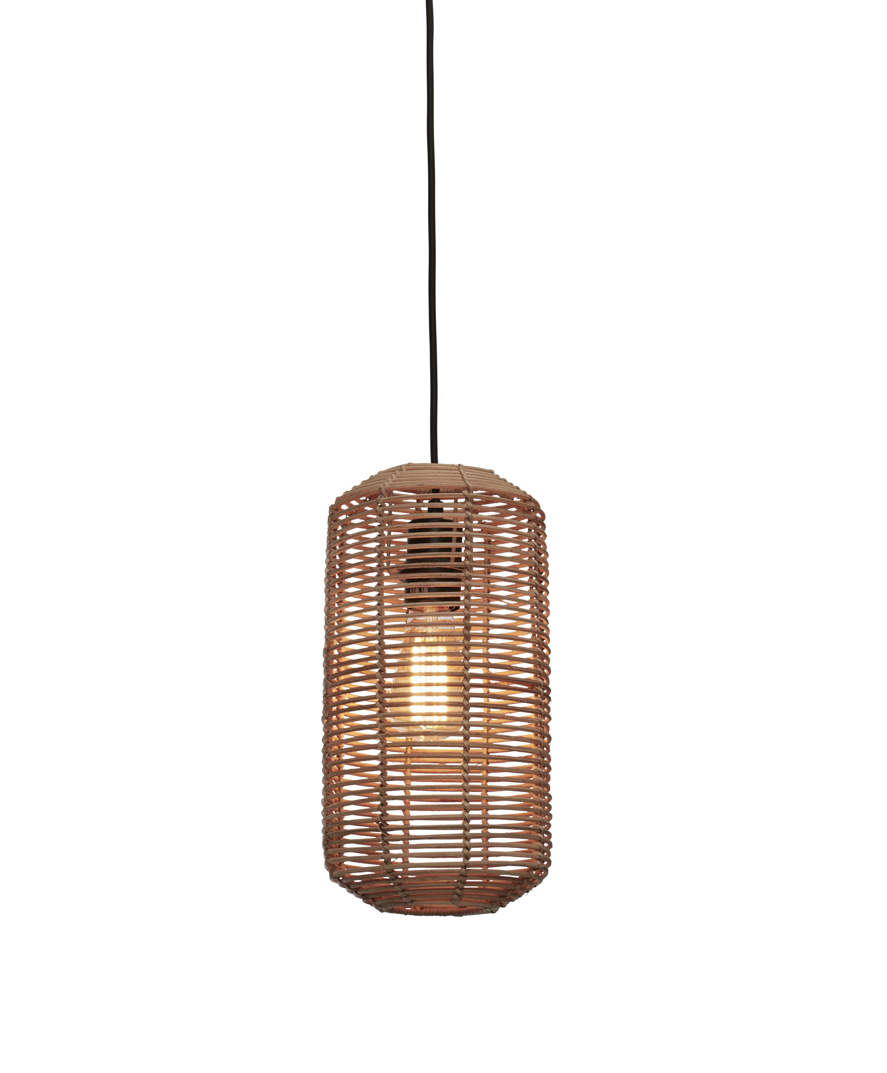 GOOD&MOJO Hanglamp 'Tanami' Rotan, 18cm, kleur Naturel