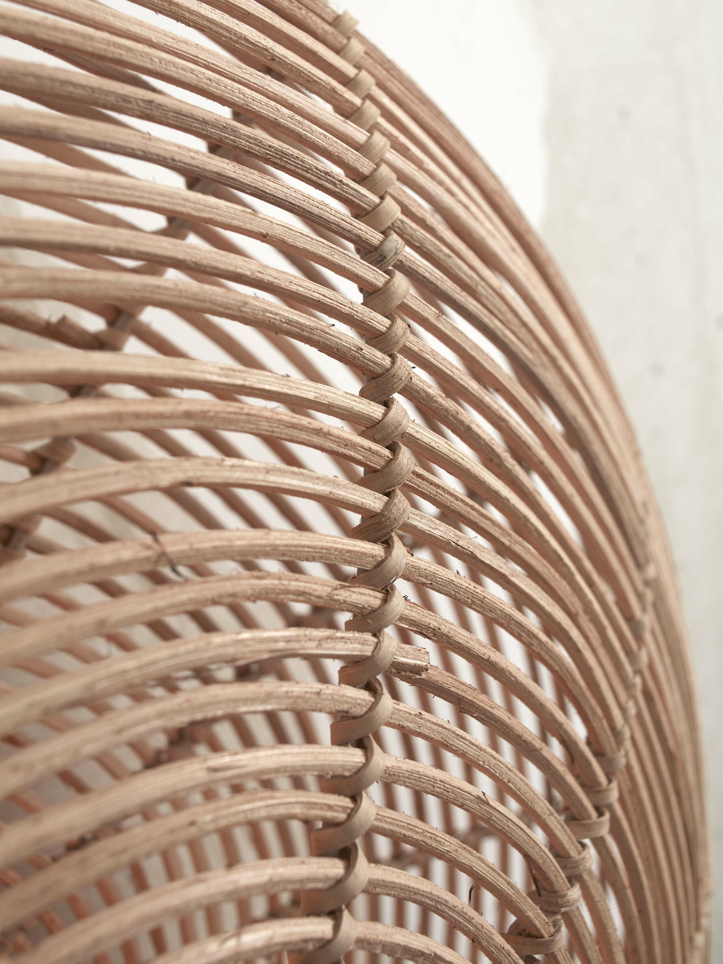 GOOD&MOJO Wandlamp 'Tanami' Rotan, 55cm, kleur Naturel
