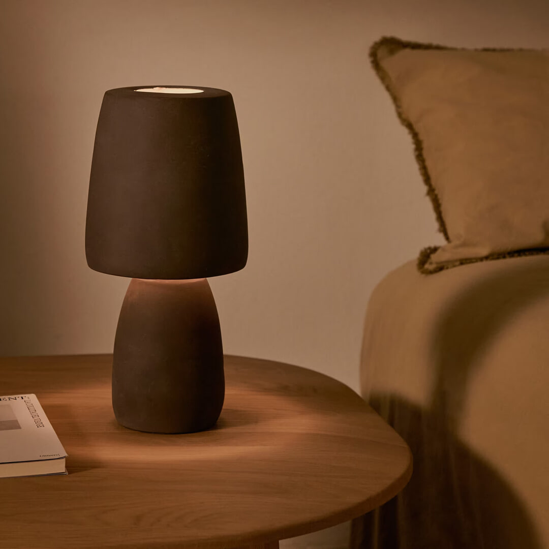 Kave Home Tafellamp 'Tandy' Terracotta, 30cm