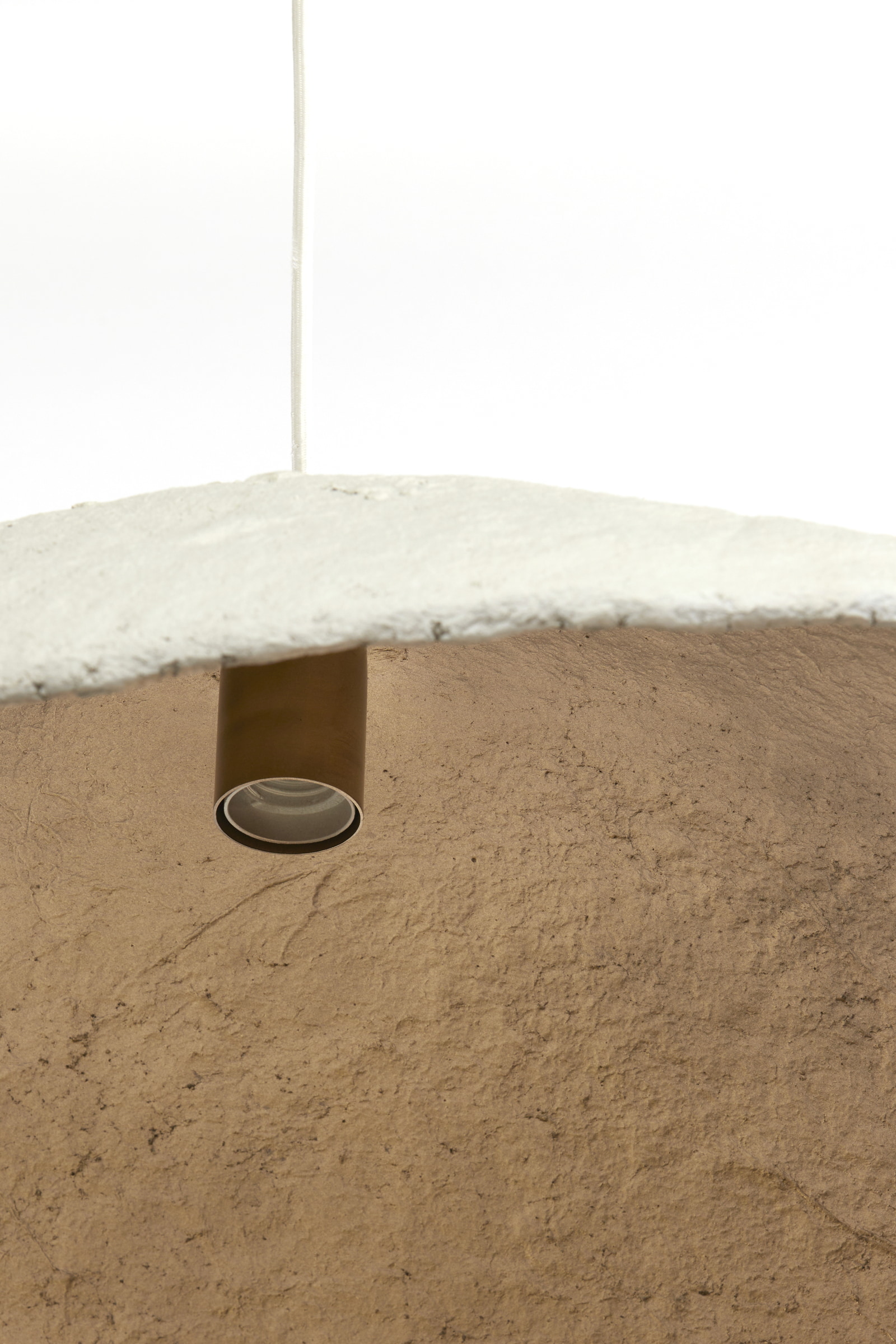 Light & Living Hanglamp 'Lonia' Papier Maché, 71cm, kleur Crème